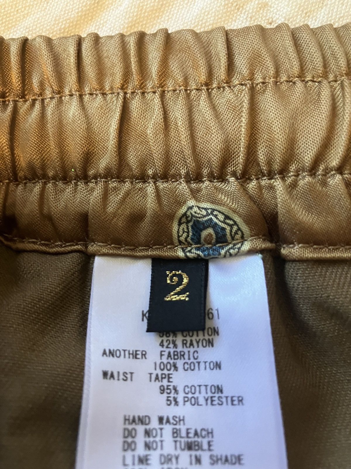 Kapital Cotton rayon fleece-lined bean-pattern high wasted pants Size 28" / US 6 / IT 42 - 4 Thumbnail