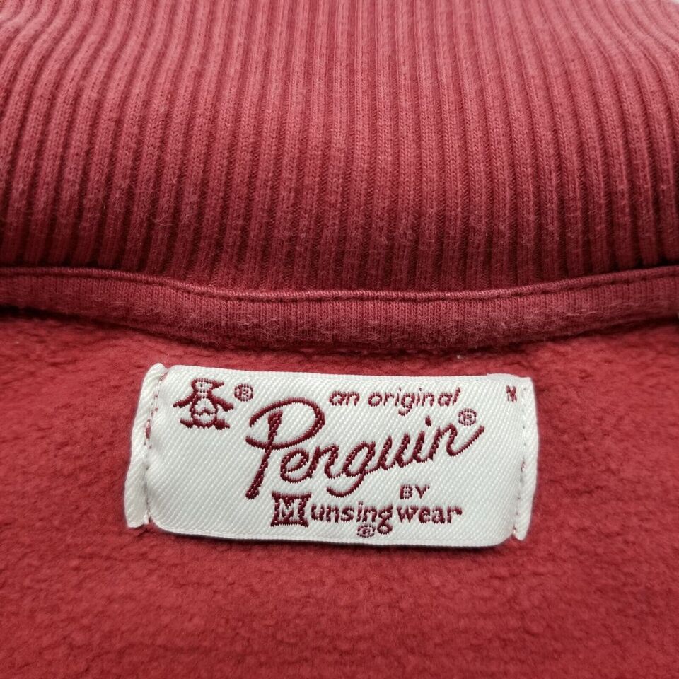 Original Penguin Penguin Sweater Mens Medium Pullover Mock Neck Zip Oversized Size US M / EU 48-50 / 2 - 11 Thumbnail