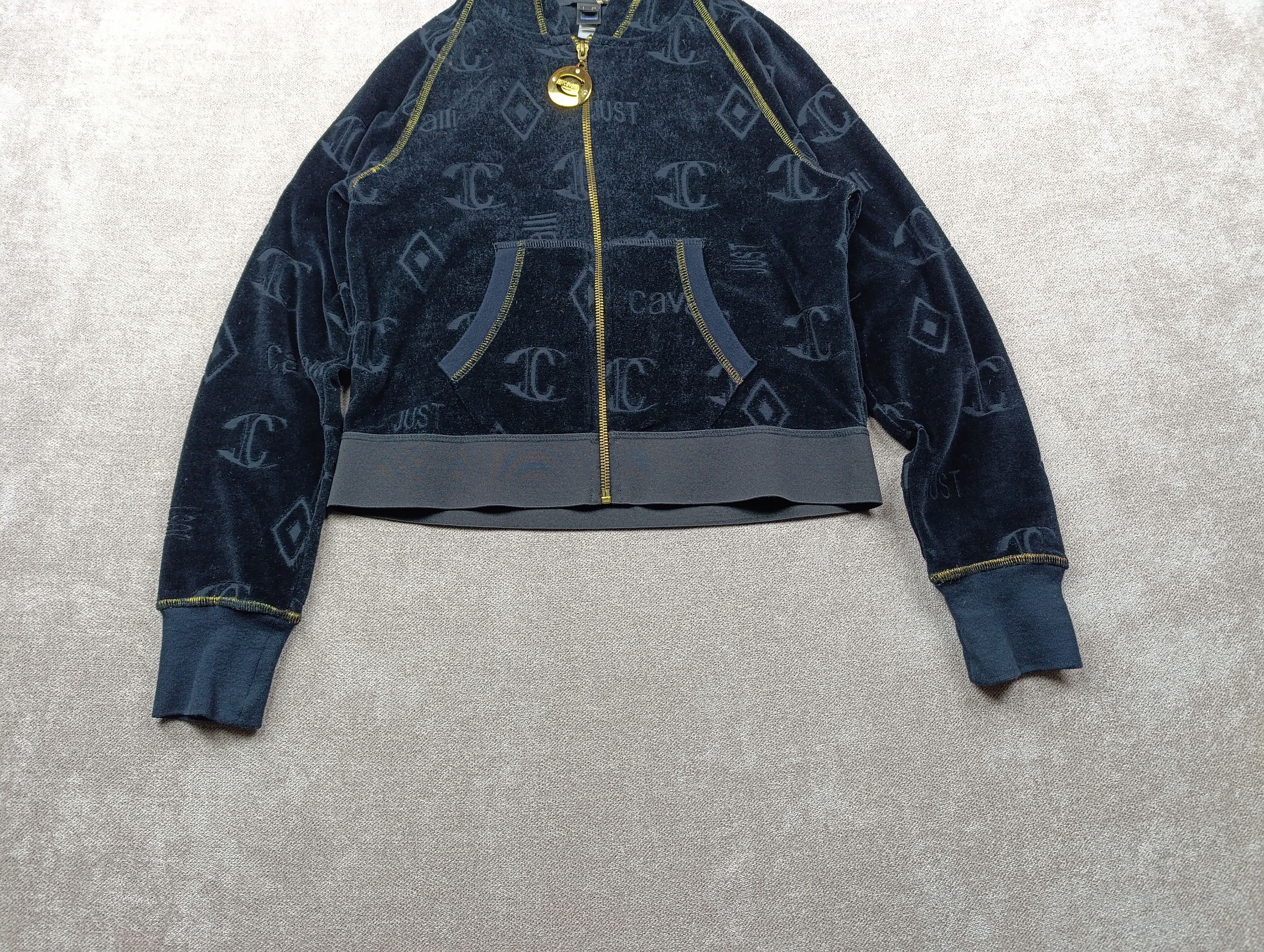 Just Cavalli JUST ROBERTO CAVALLI UNDERWEAR VELOUR MONOGRAM HOODIE Size S / US 4 / IT 40 - 5 Thumbnail