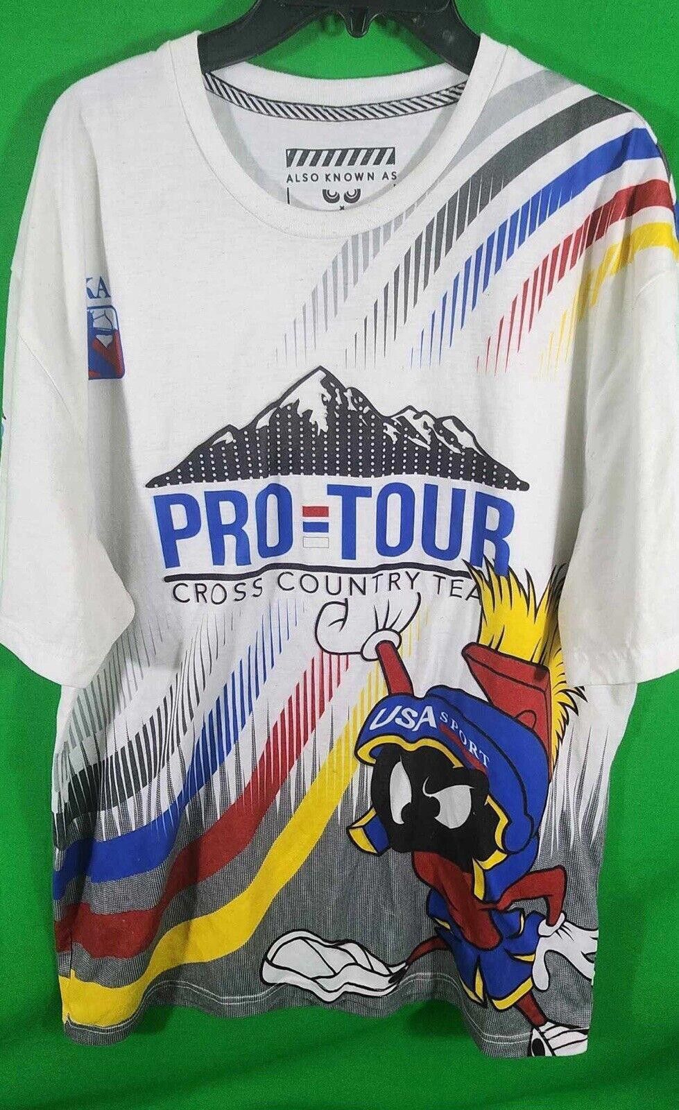 Designer Vintage PRO-TOUR Cross Country Team Graphic T-shirt Size US XL / EU 56 / 4 - 1 Thumbnail