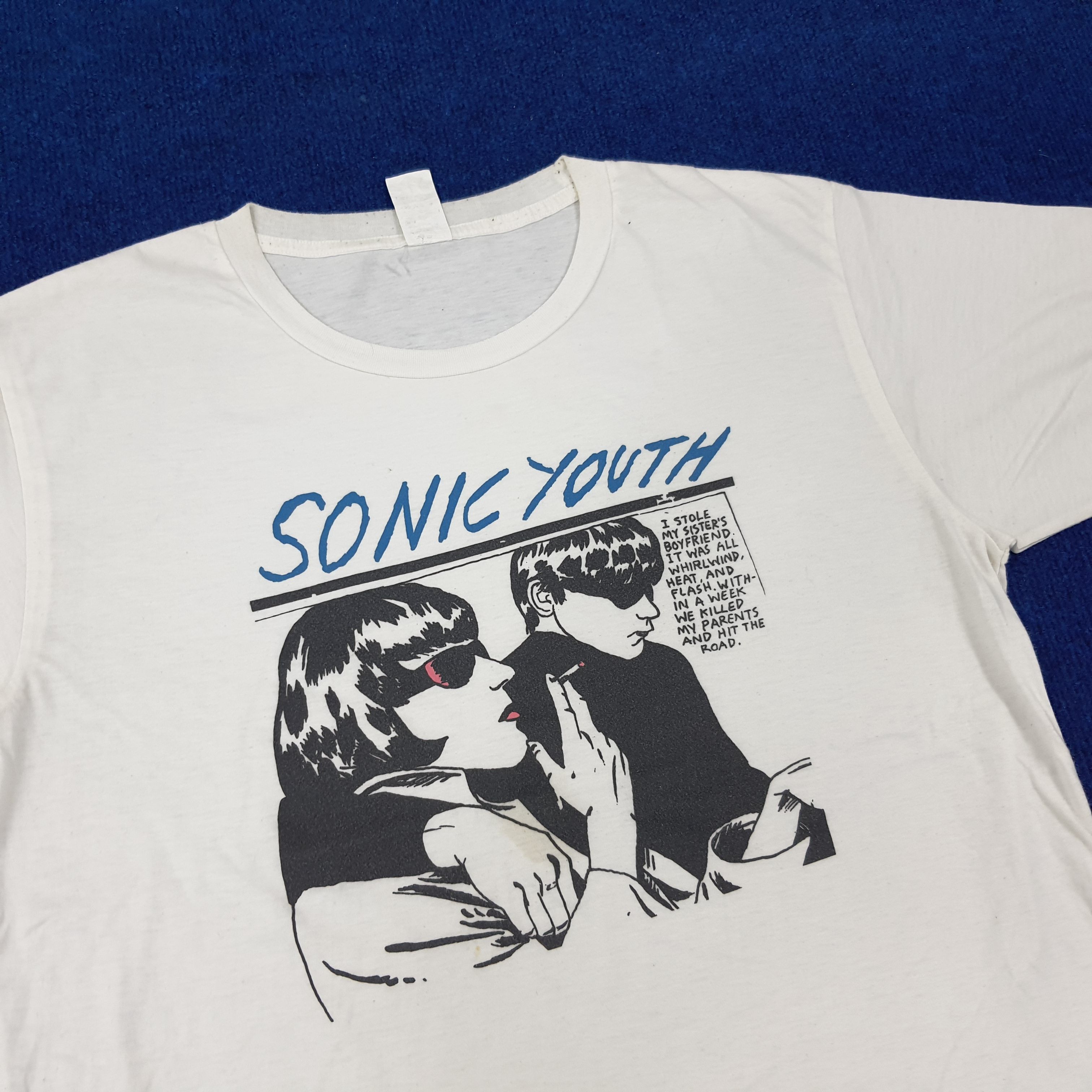 Band Tees × Vintage Vintage Sonic Youth Album Cover America Rock Band Tshirt Size US M / EU 48-50 / 2 - 2 Thumbnail