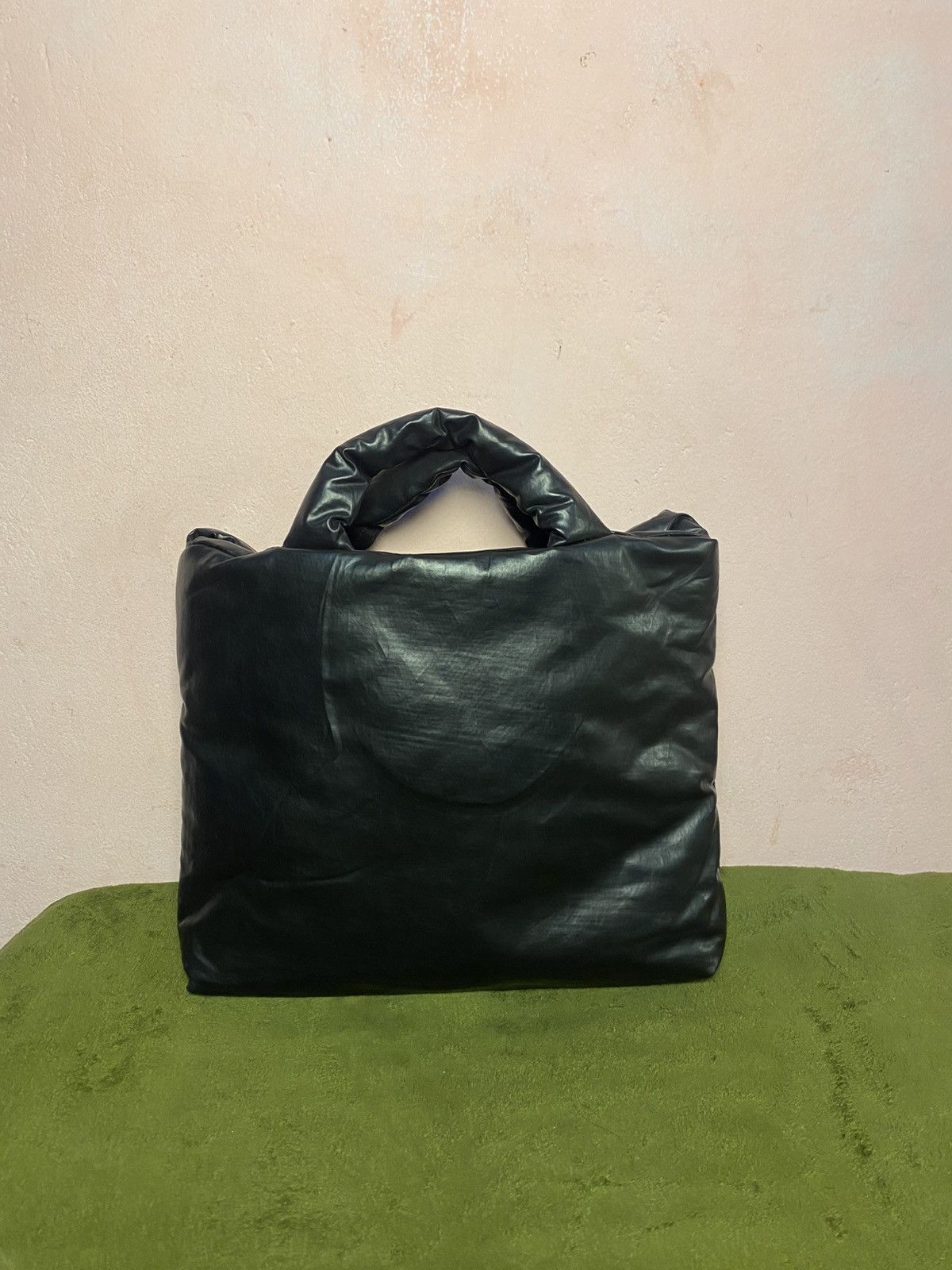 Kassl Editions Kassl Editions Small Leather Lacquer Pillow Bag Size ONE SIZE - 2 Thumbnail