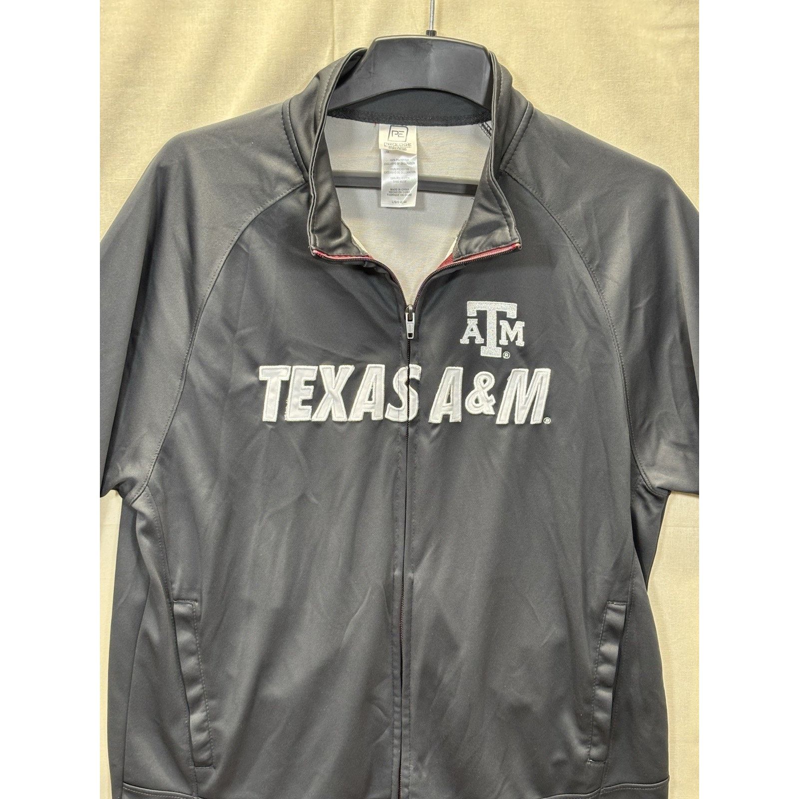 The Unbranded Brand Texas A&M Aggies Full Zip Jacket Men’s LG Gray Polyester Size US L / EU 52-54 / 3 - 14 Thumbnail