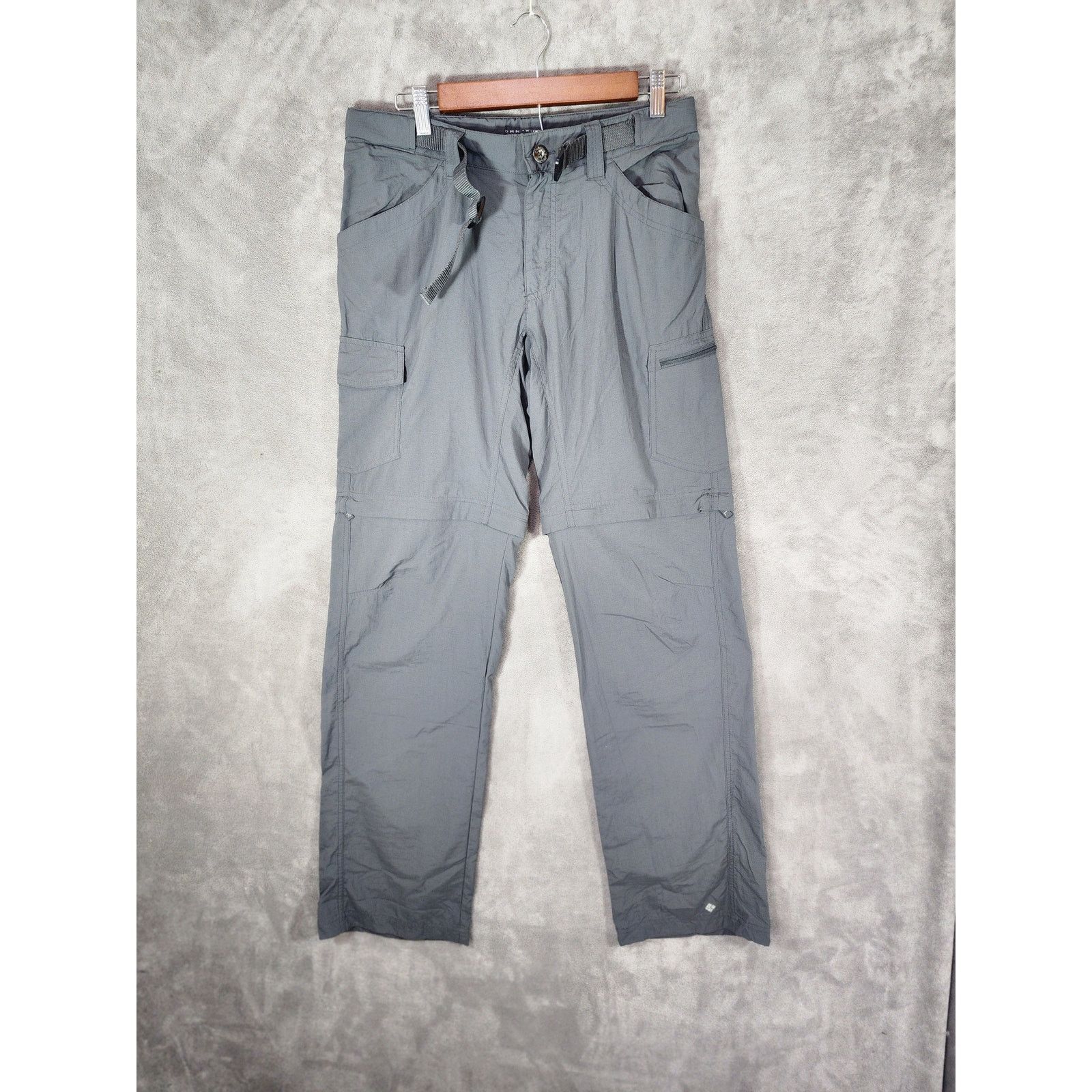 Columbia Columbia Men's 30x34 Gray Cargo Pants Convertible Size US 30 / EU 46 - 1 Thumbnail