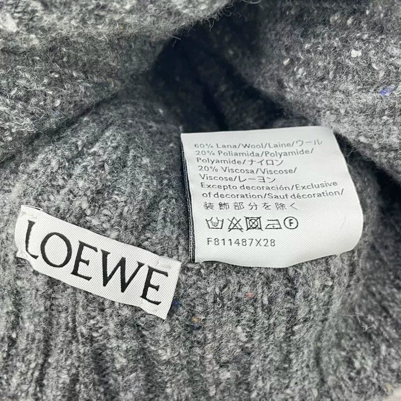 Loewe LOEWE Gray knit cap Size ONE SIZE - 5 Thumbnail
