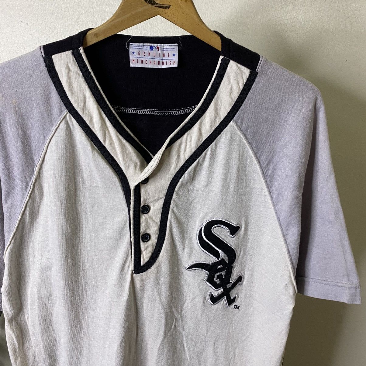 MLB Vintage 1990s Chicago White SOX MLB Baseball T Shirt Size US M / EU 48-50 / 2 - 2 Thumbnail