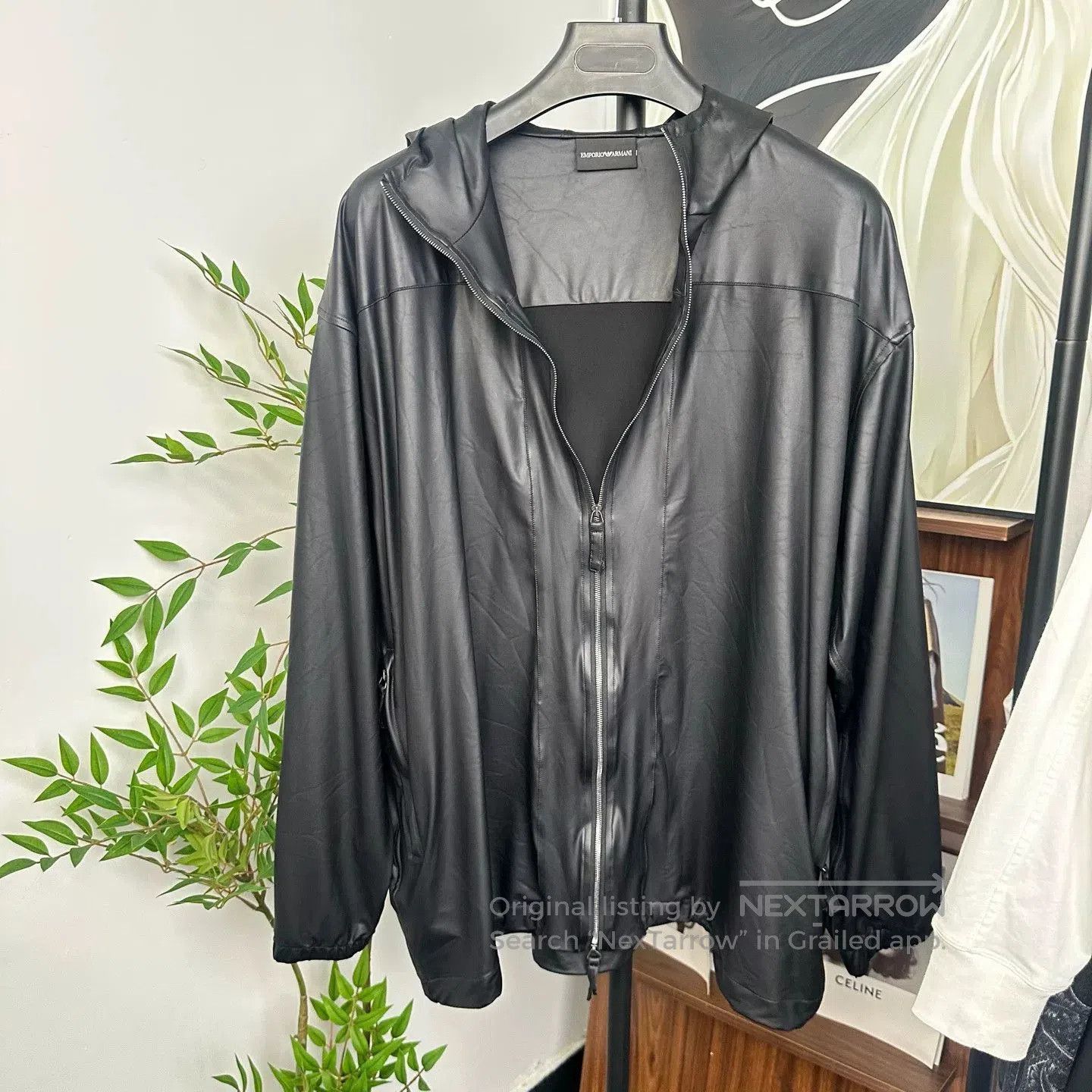 Emporio Armani Emporio Armani Men's Silk Zipper Jacket. Size US M / EU 48-50 / 2 - 1 Thumbnail
