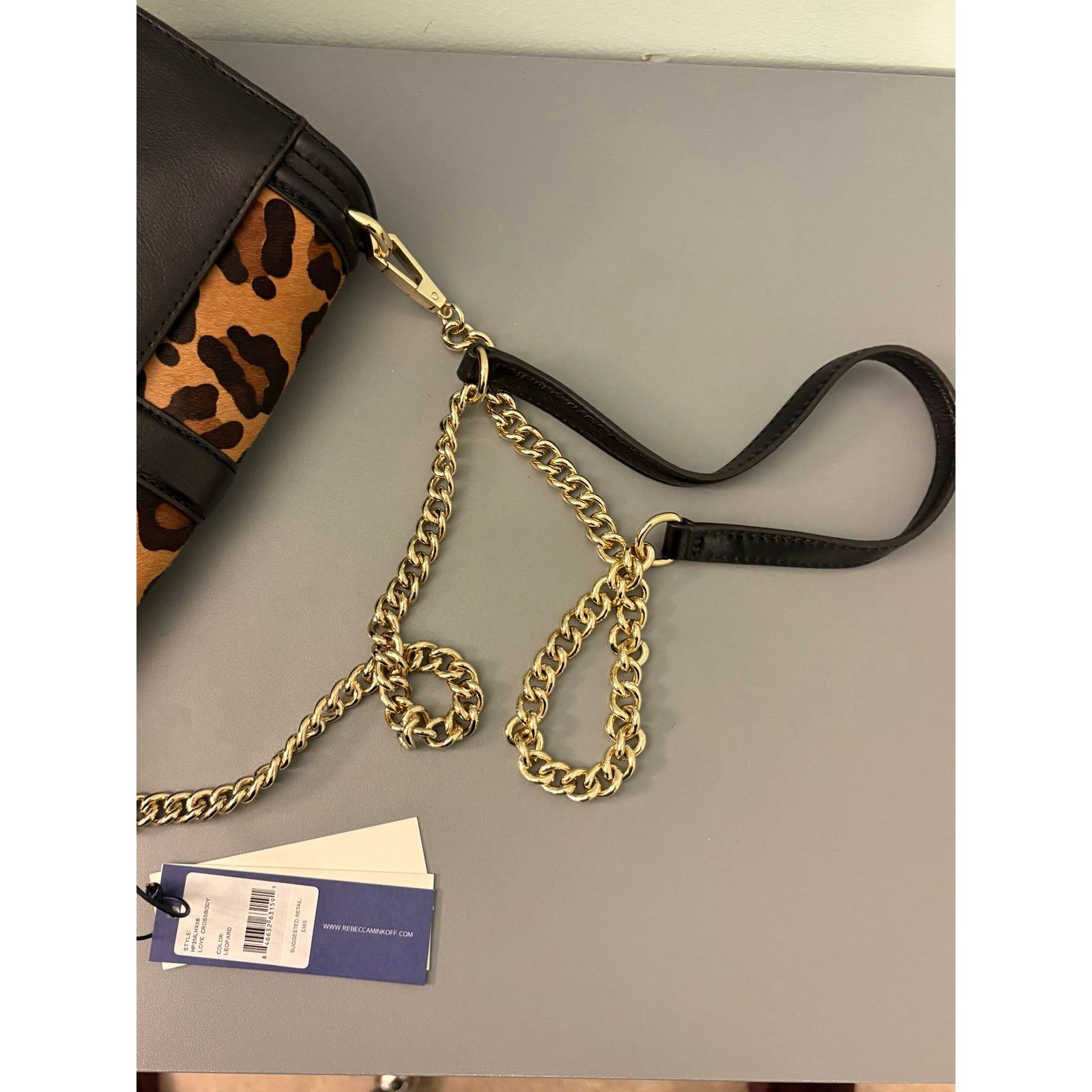 Rebecca Minkoff Rebecca Minkoff Leopard Love Calf Hair Crossbody Bag. Size ONE SIZE - 10 Thumbnail