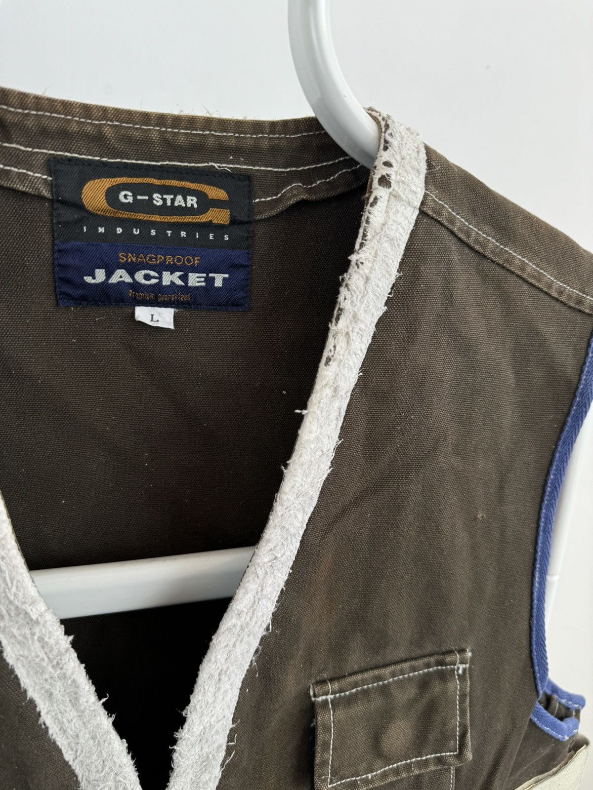G-Star Vintage G -Star Raw Industries Snagproof Hopper Vest Size US L / EU 52-54 / 3 - 3 Thumbnail