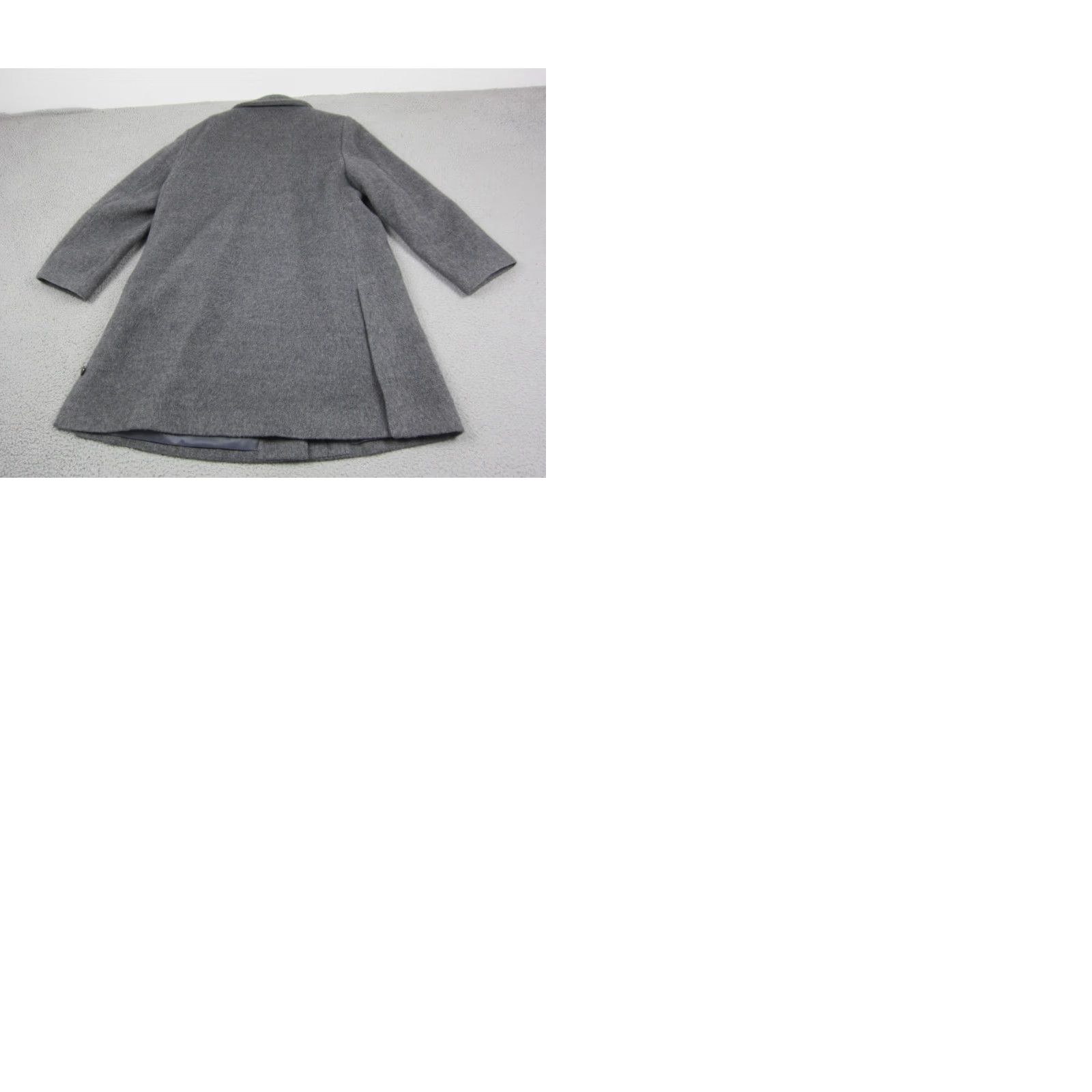 Vintage VINTAGE harvé benard Jacket Womens XL Gray Wool Overcoat 80s 90s Classic Size XL / US 12-14 / IT 48-50 - 9 Thumbnail