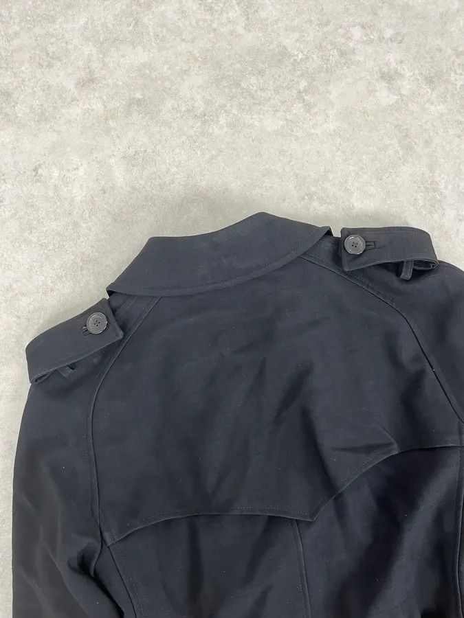 Vintage Massimo Rebecchi Black Classy Trench Coat Size US M / EU 48-50 / 2 - 7 Thumbnail
