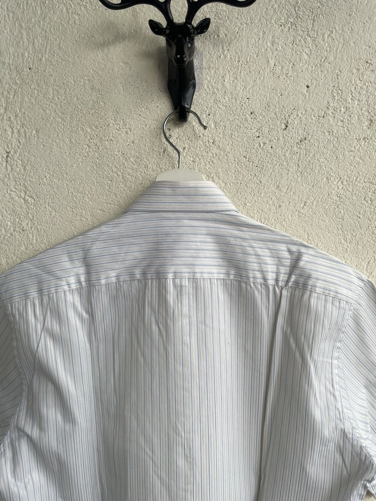 Balenciaga 2000s Balenciaga Shirts Button Up Stripped Y2K Ifsix YSL Y’s Size US L / EU 52-54 / 3 - 8 Thumbnail