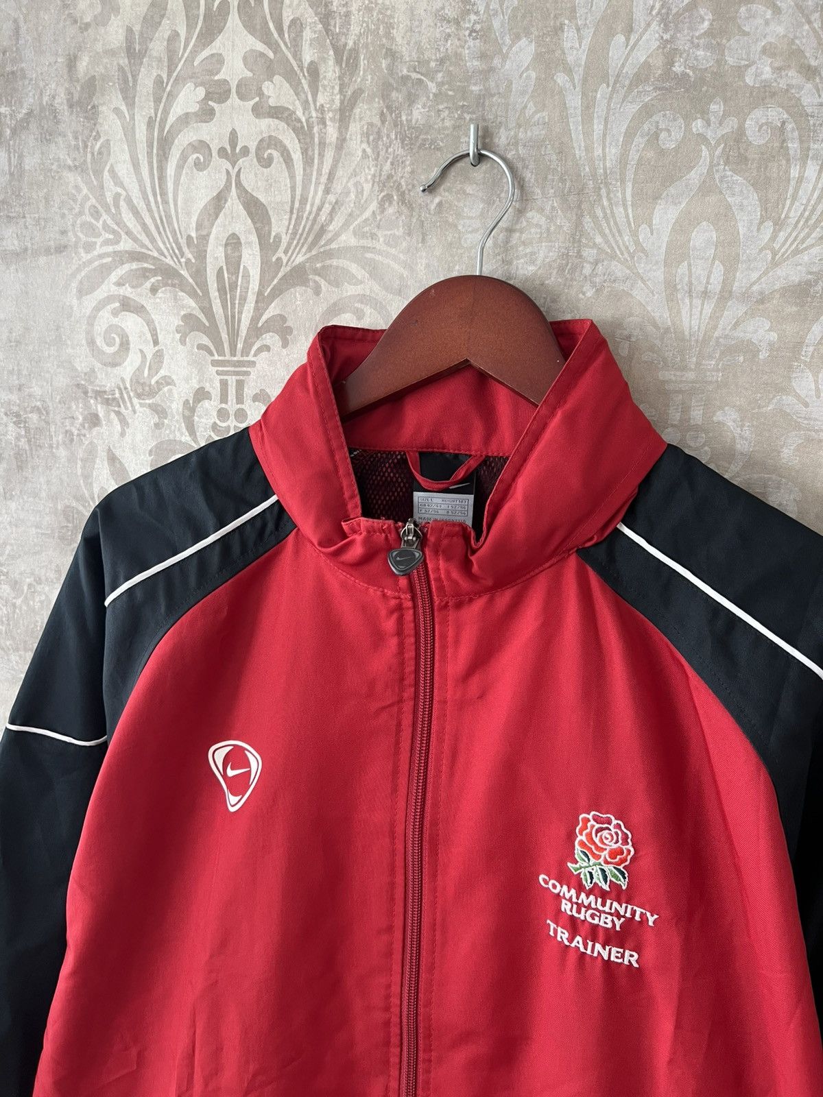 Nike Vintage Nike Community Rugby Trainer Jacket nylon Size US L / EU 52-54 / 3 - 5 Thumbnail