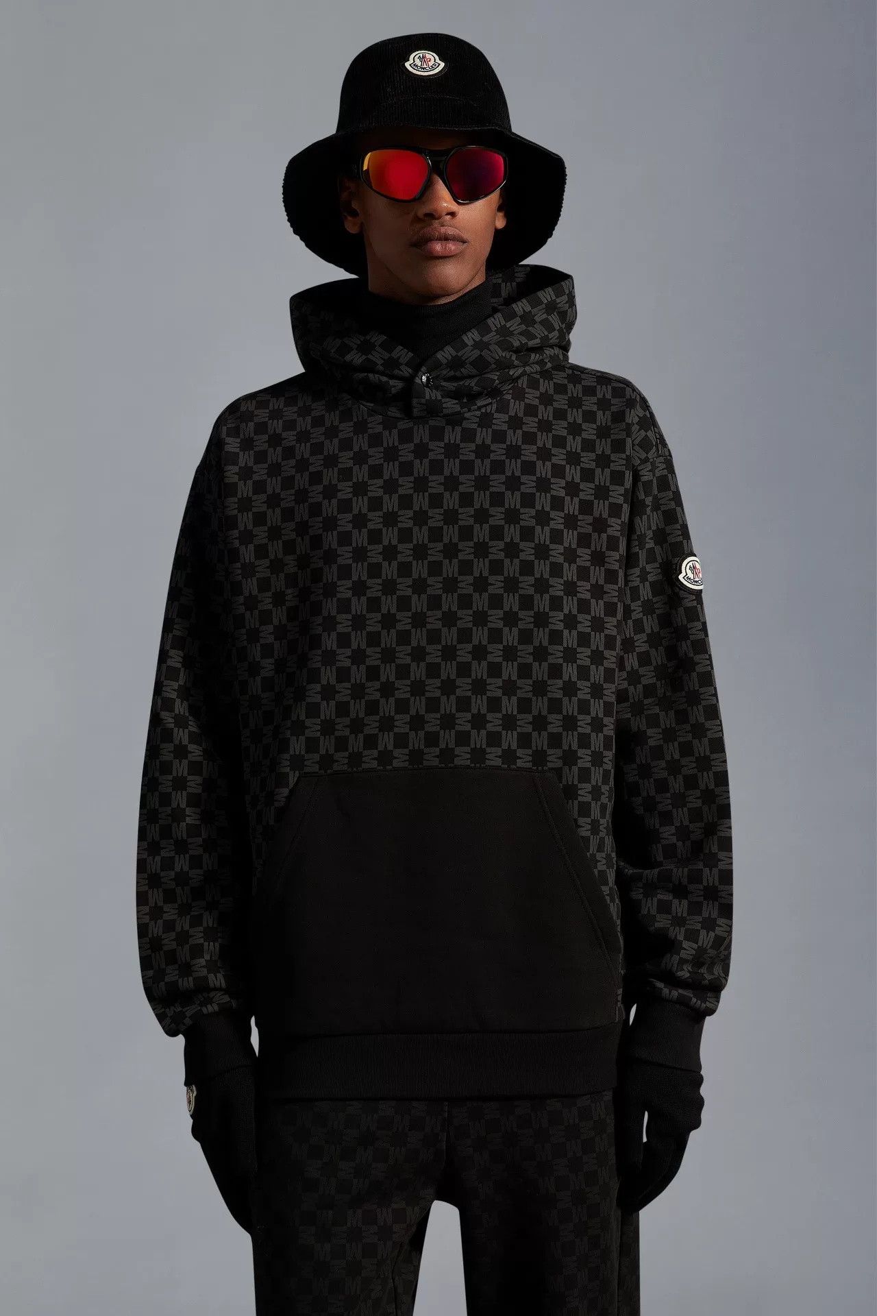 Moncler Moncler All-Over Logo Hoodie Size US XXL / EU 58 / 5 - 1 Thumbnail