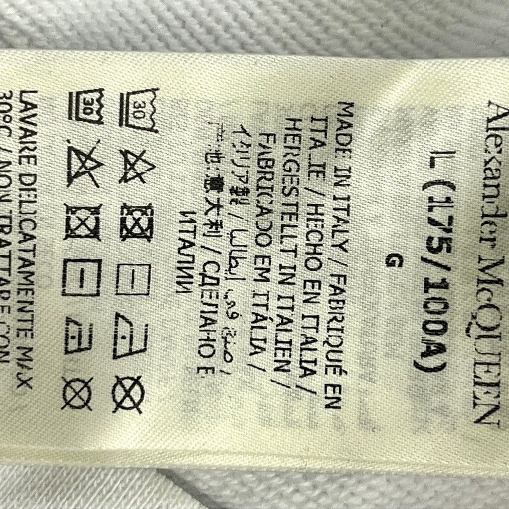 Alexander McQueen Alexander McQueen Oversized Logo Sweatshirt – White Size US L / EU 52-54 / 3 - 9 Thumbnail
