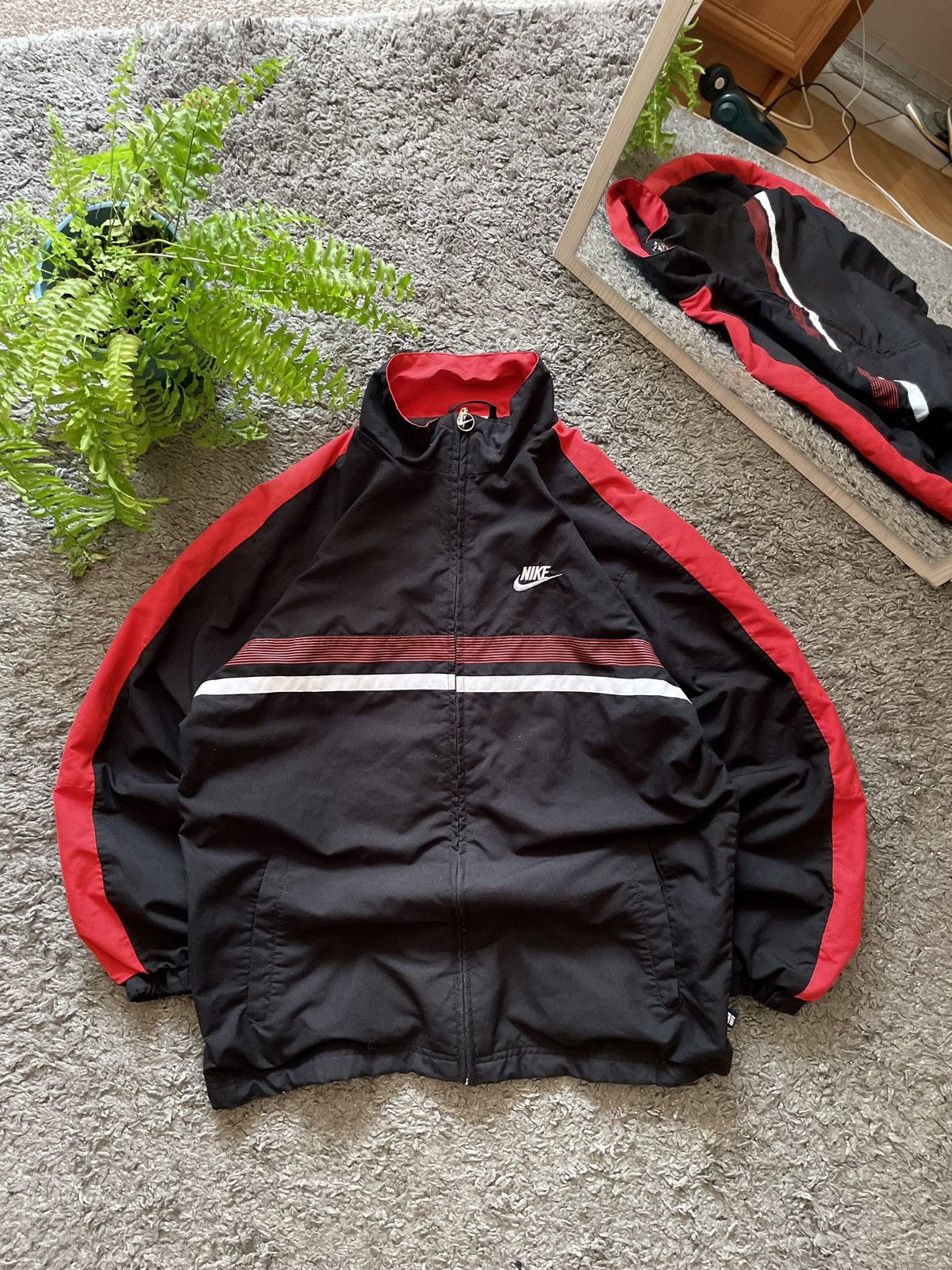 Nike × Vintage 00s Nike Vintage Light Jacket Streetwear Logo Swoosh Size US M / EU 48-50 / 2 - 1 Thumbnail