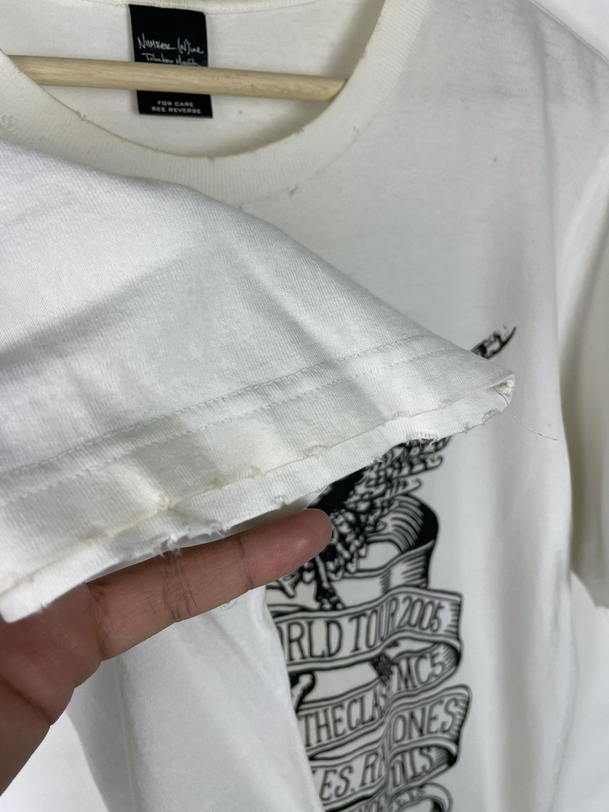 Band Tees × Number (N)ine × Takahiromiyashita The Soloist. Number (N)ine World Tour 2005 Archive Takahiro Distressed Size US M / EU 48-50 / 2 - 7 Thumbnail