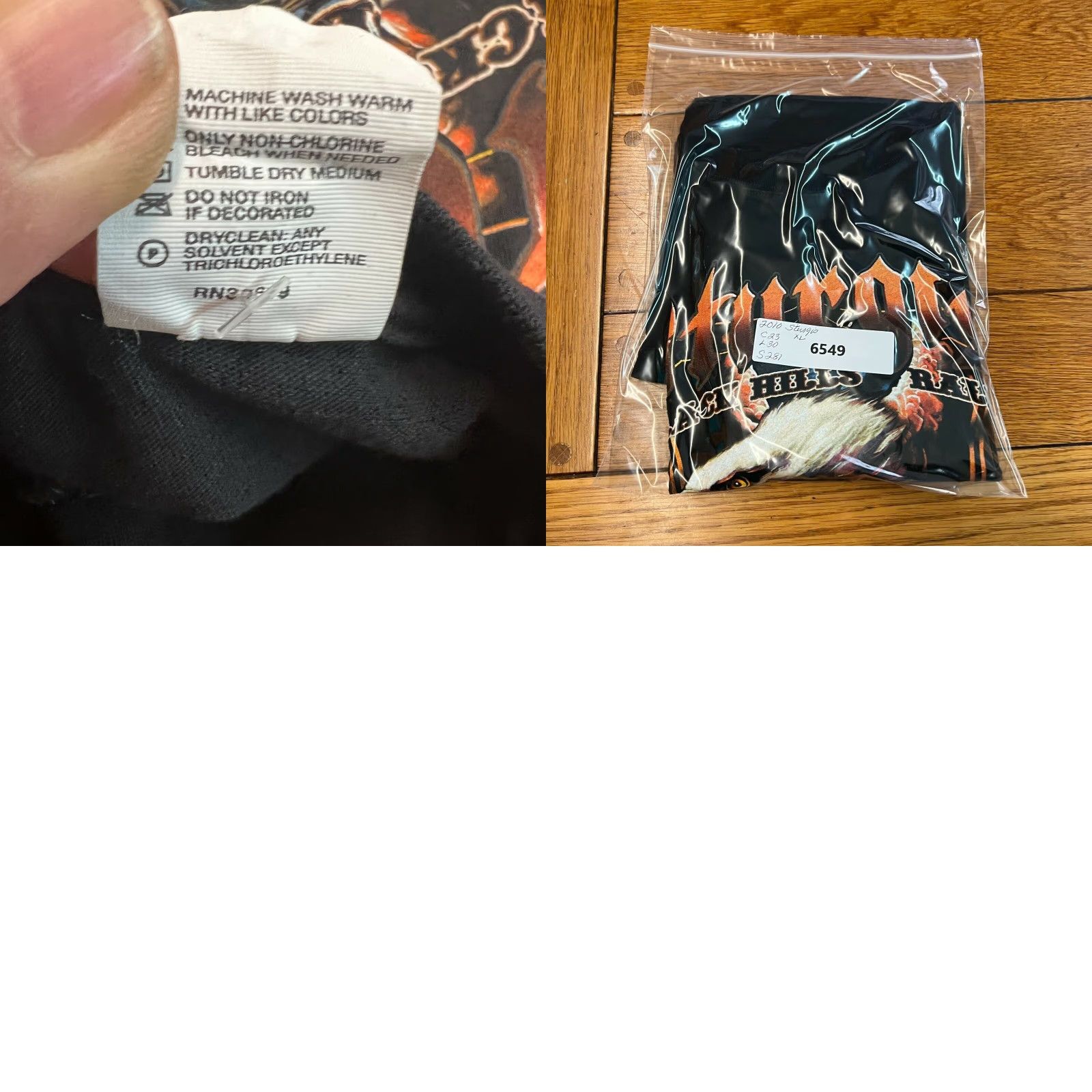 Anvil Anvil Mens Black Graphic T Shirt XL Sturgis Black Hills Rally 70 Years 2010 Size US XL / EU 56 / 4 - 8 Thumbnail