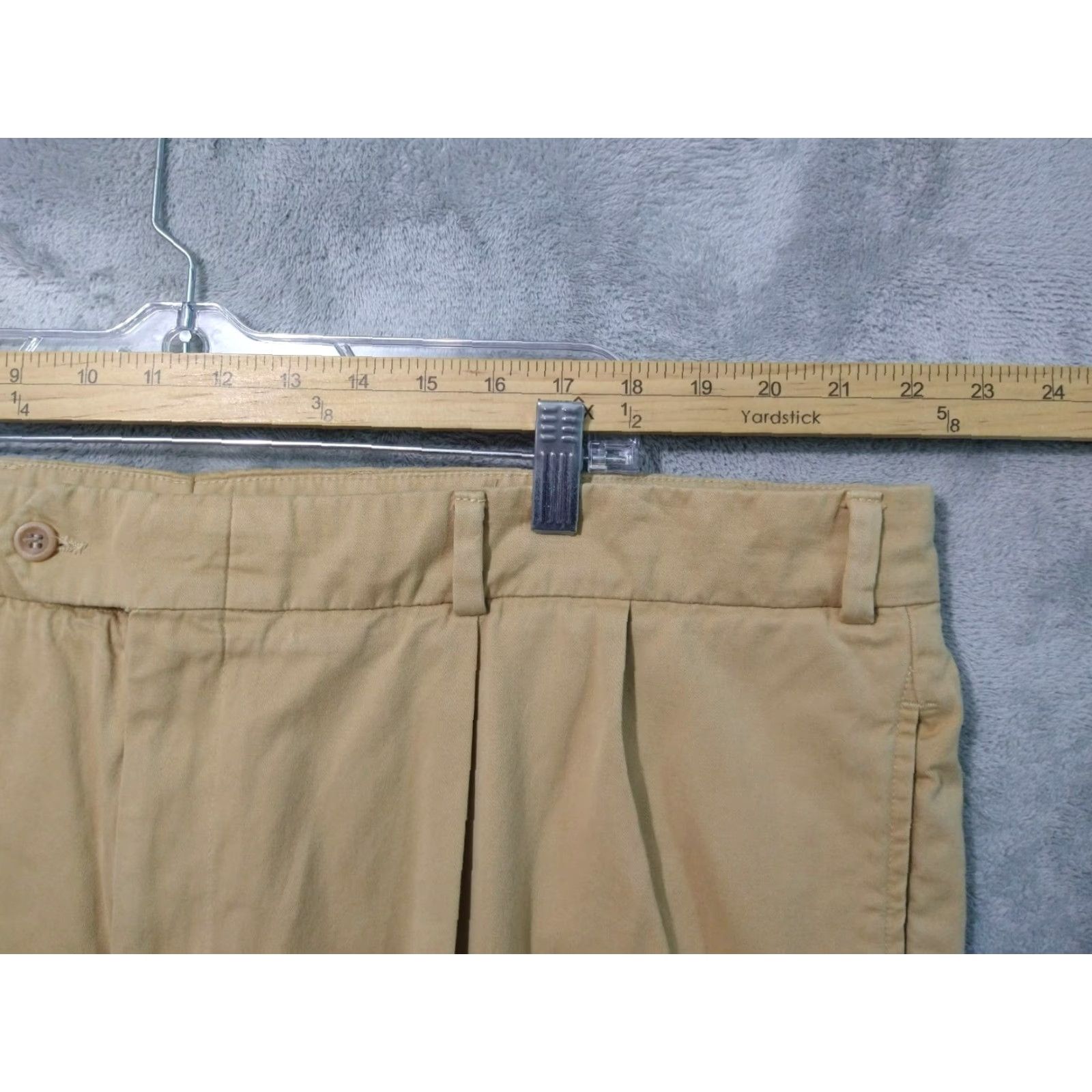 Bills Khakis Bills Khakis Pants Mens 44 x 24 Beige Chino Pleated Twill Cotton Lot of 2 Pants Mens Regular Beige 44in Inseam 24in Vintage No Size US 44 / EU 60 - 3 Thumbnail