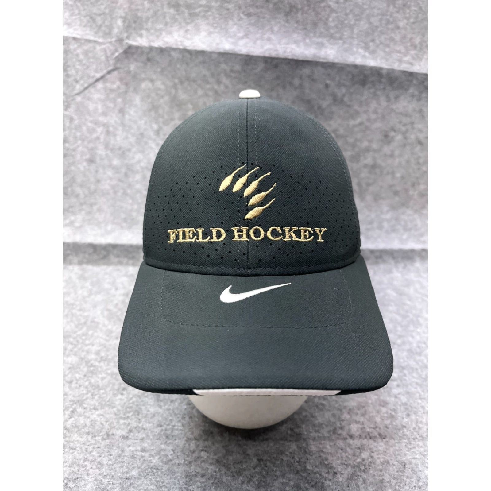 Nike Nike Field Hockey Hat Cap Strap Back Adult Gray Legacy91 Dri-Fit 100% Polyester Shirt? Size ONE SIZE - 2 Thumbnail