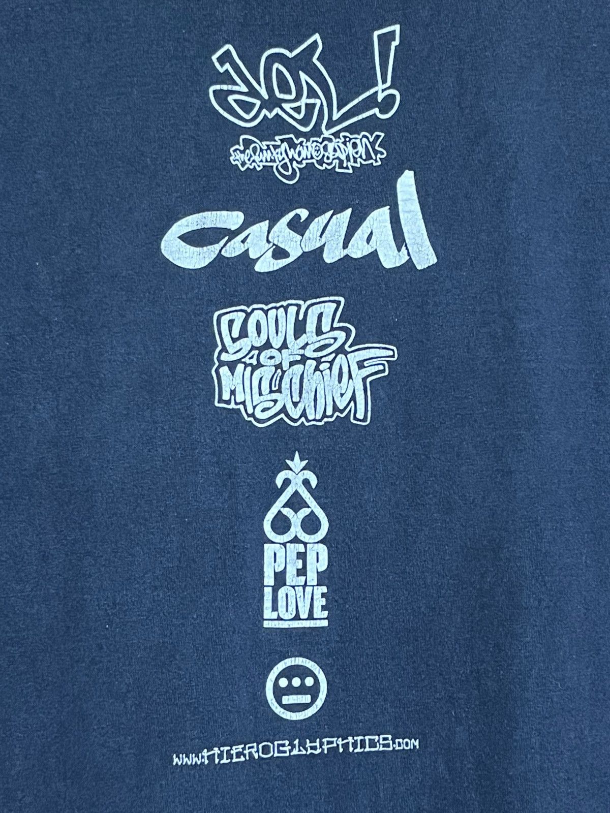 Band Tees VINTAGE 90s HIEROGLYPHICS DEL THE FUNKY ALBUM RAP TEE SHIRT Size US M / EU 48-50 / 2 - 4 Thumbnail