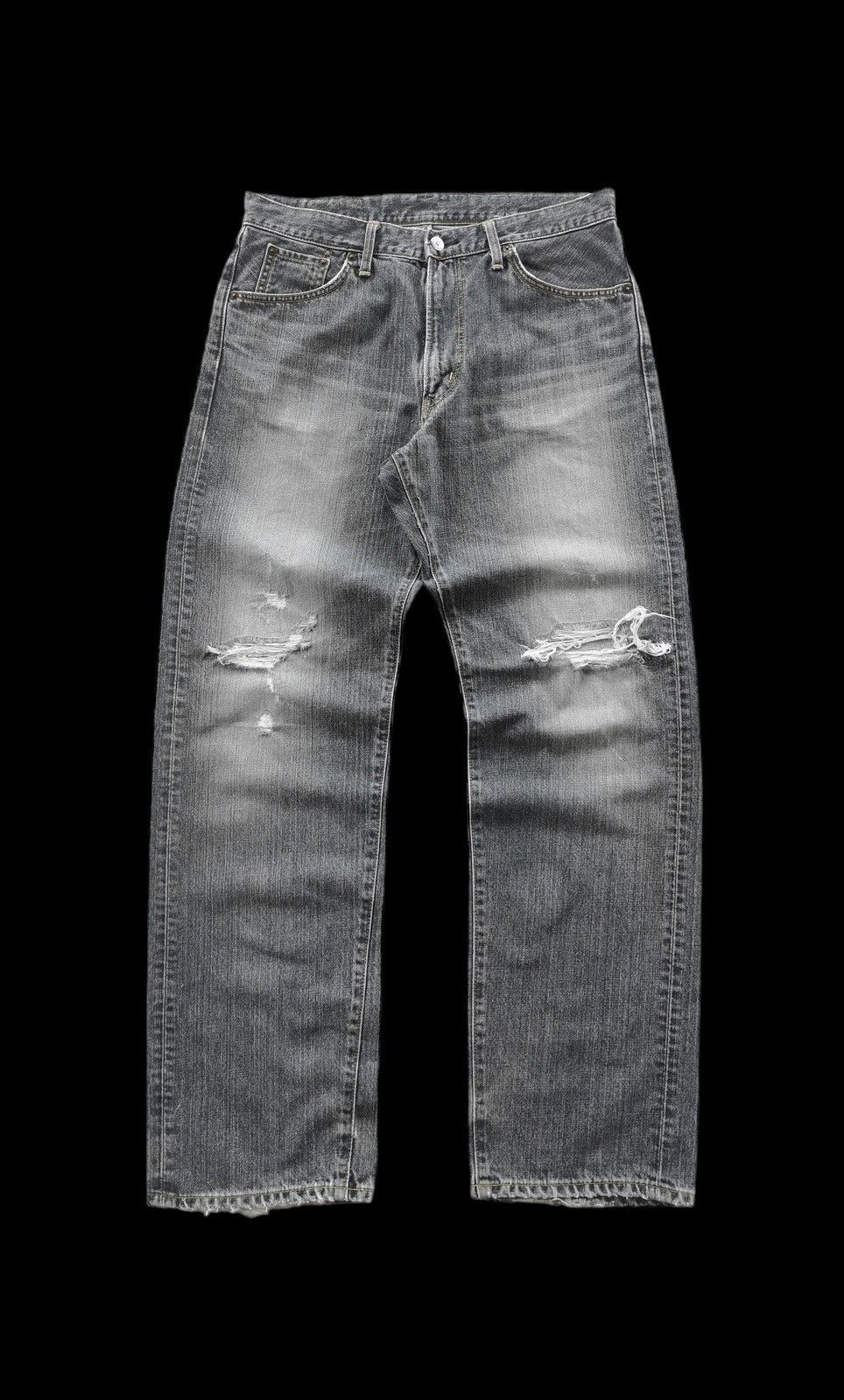 Edwin Edwin Rugged Distressed Denim Jeans (Size 33x43.5) Size US 33 - 2 Thumbnail