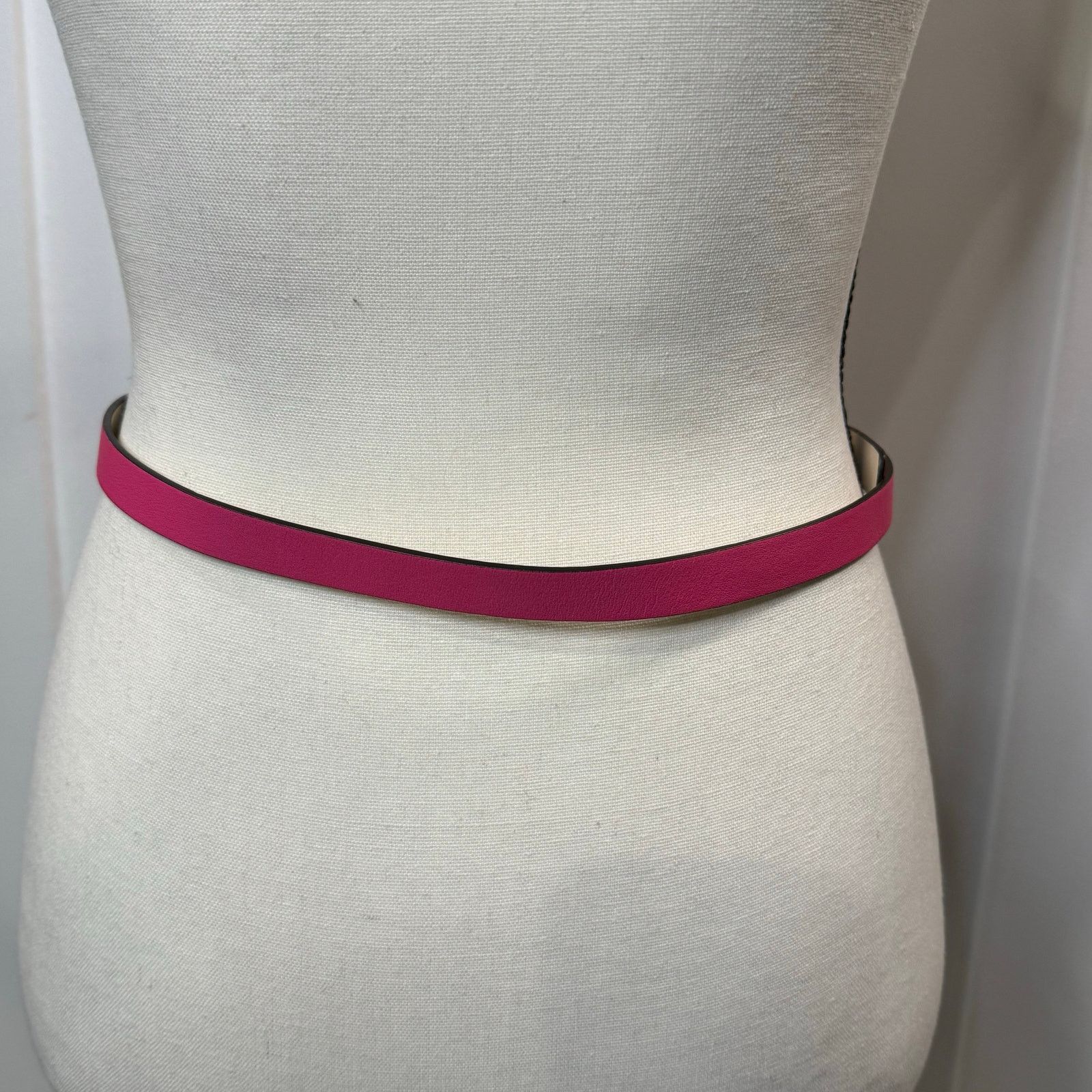 Kate Spade Kate Spade Women’s Hot Pink Leather Bow Belt Size L Size ONE SIZE - 3 Thumbnail