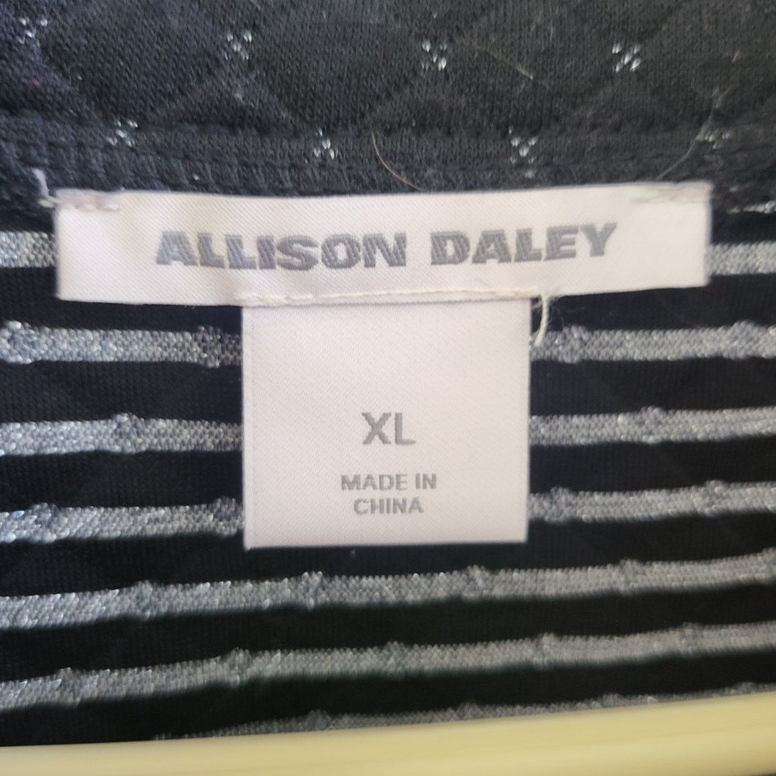 Other Allison Daley Black with Silver Sparkle Sleeveless Vest - XL Size XL / US 12-14 / IT 48-50 - 3 Thumbnail