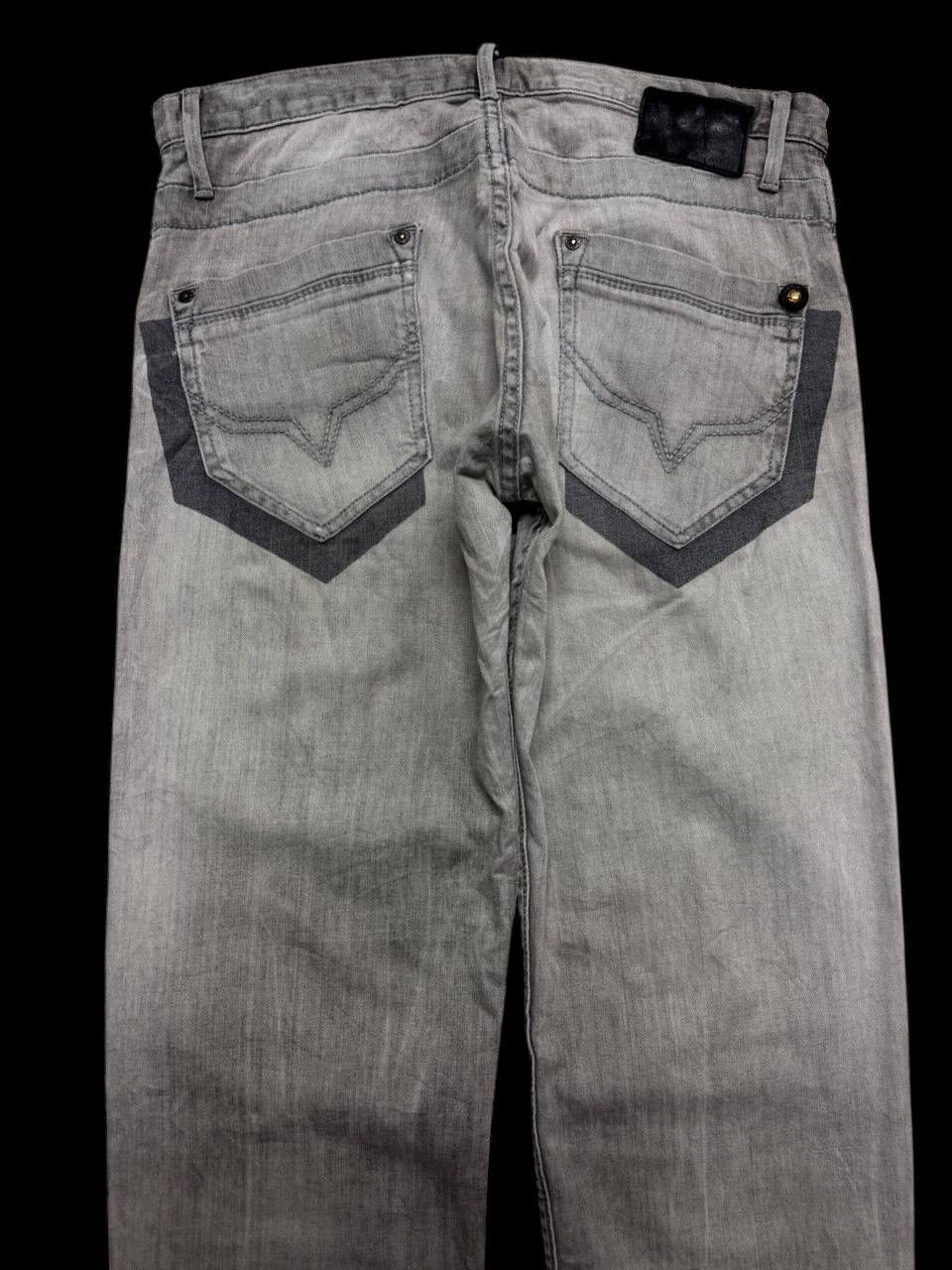 Pepe Jeans THRASHED Pepe Jeans Smoke Washed Distressed Ripped Sick Jean Size US 33 - 14 Thumbnail