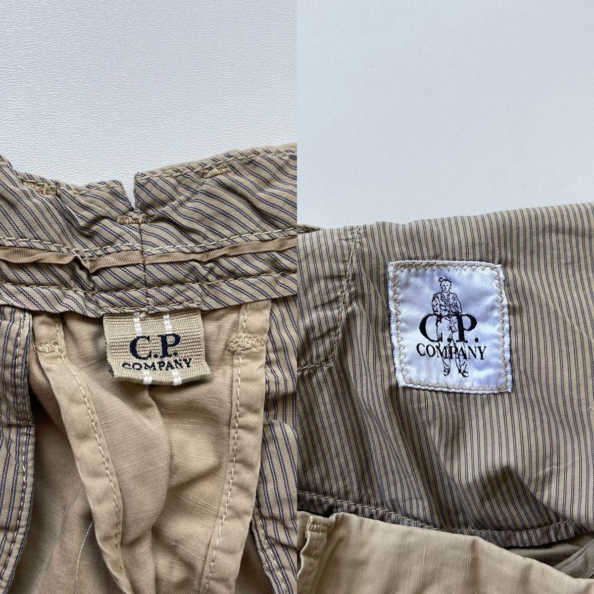 C.P. Company C.P. Company Cotton/Lino Chino Pants Beige Casual Size US 34 / EU 50 - 7 Thumbnail