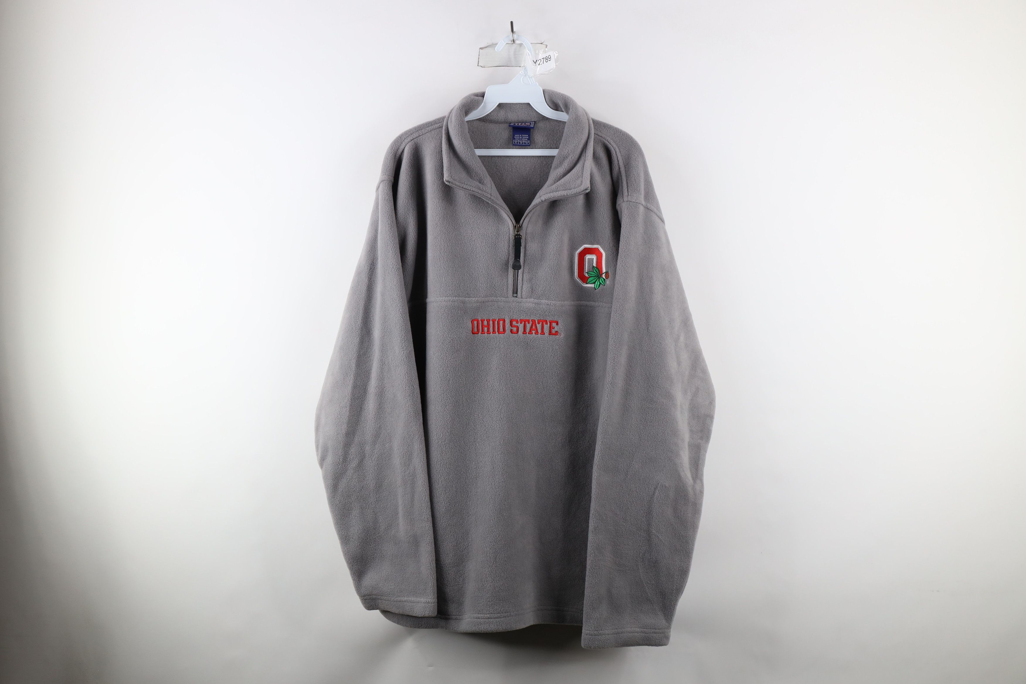 Vintage Vintage State University Half Zip Fleece Pullover Sweater Size US XL / EU 56 / 4 - 1 Thumbnail