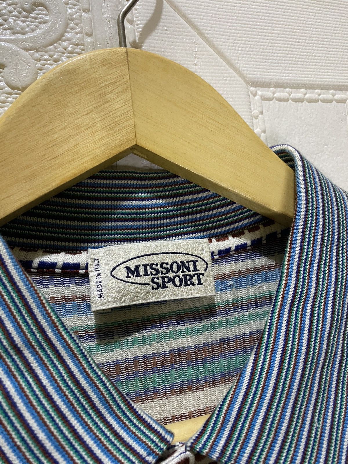 Missoni × Vintage Vintage Missoni Sports Poloshirts Size US S / EU 44-46 / 1 - 5 Thumbnail