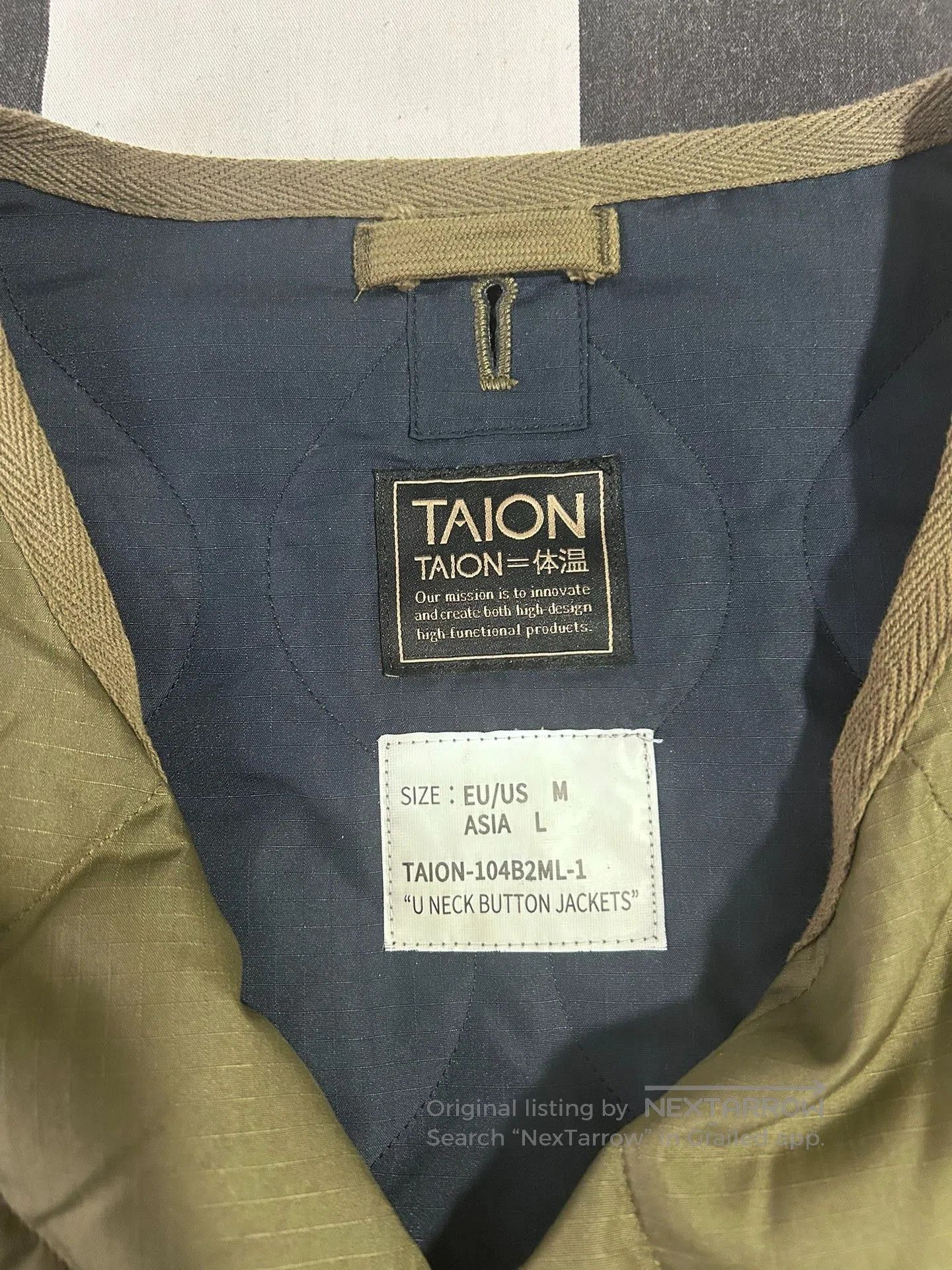 TAION TAION Military Round Collar Down Jacket. Size US L / EU 52-54 / 3 - 4 Thumbnail