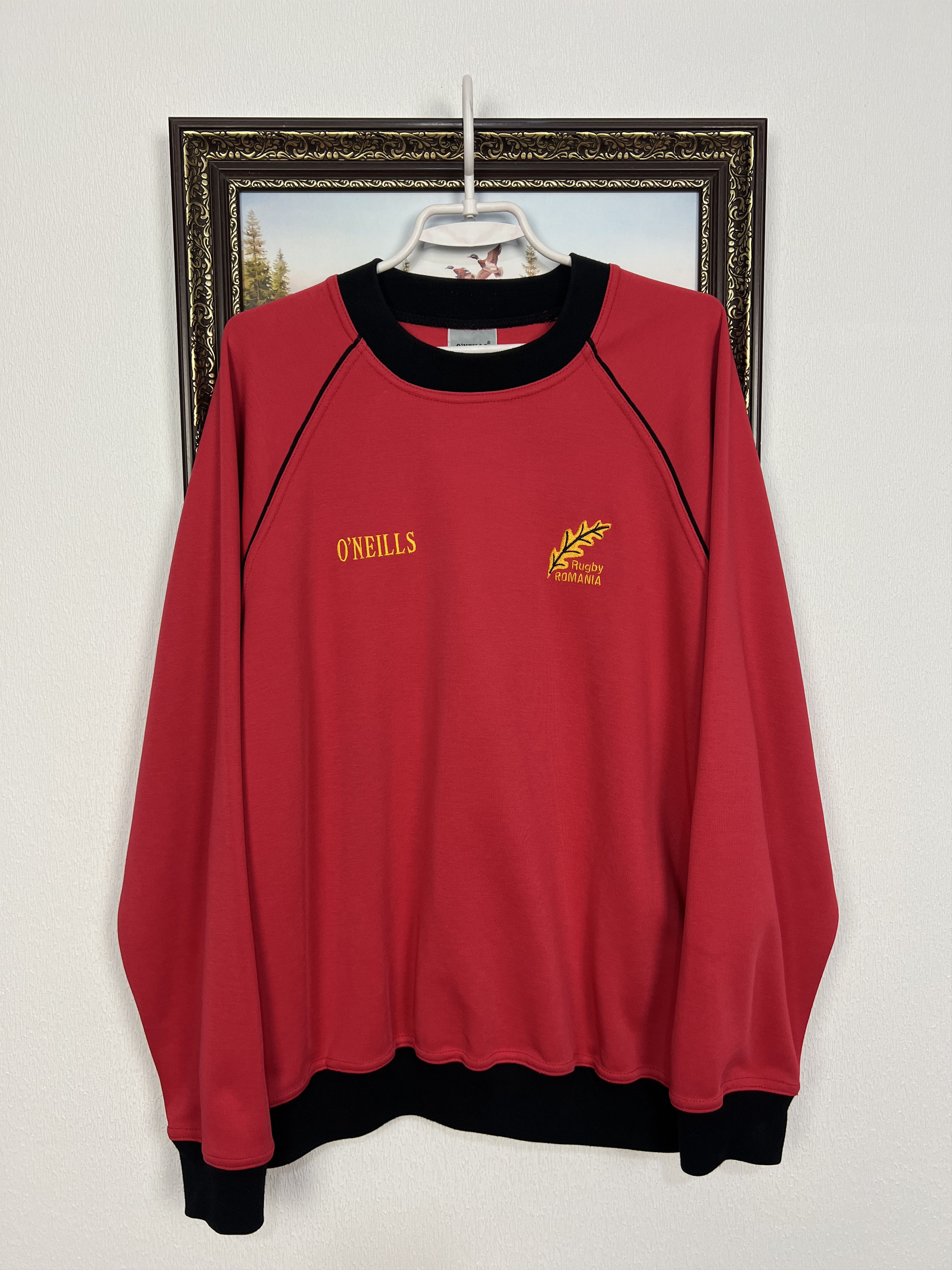 O'Neill Vintage Romania Rugby Union Sweatshirt Jacket Crewneck Size US XL / EU 56 / 4 - 1 Thumbnail
