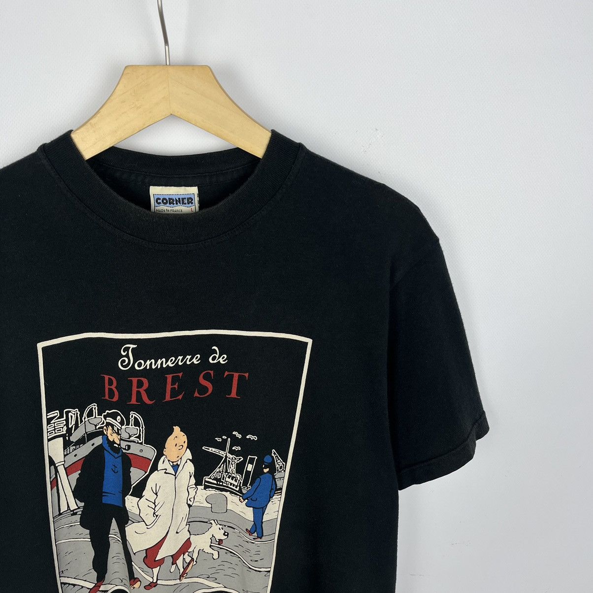 Cartoon Network Vintage Tin Tin Adventures cartoon rare tee 1993 Size US M / EU 48-50 / 2 - 2 Thumbnail