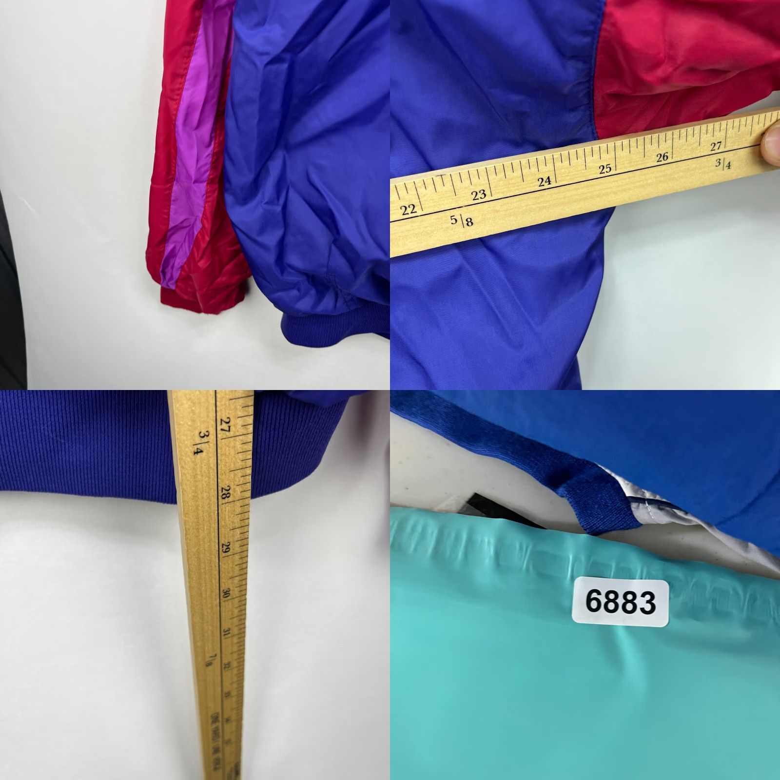 Nike VINTAGE Nike Windbreaker Jacket XL Men Purple 90s 80s "Pullover" Thermal Nylon Windbreaker Size US XL / EU 56 / 4 - 8 Thumbnail