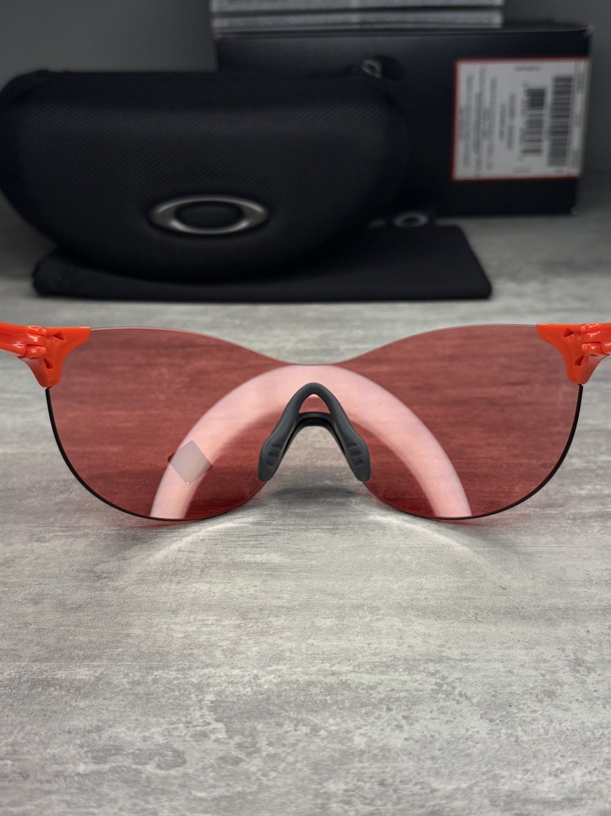 Oakley Oakley EVZero Ascend Safety Orange / Prizm Peach Glasses Size ONE SIZE - 16 Thumbnail