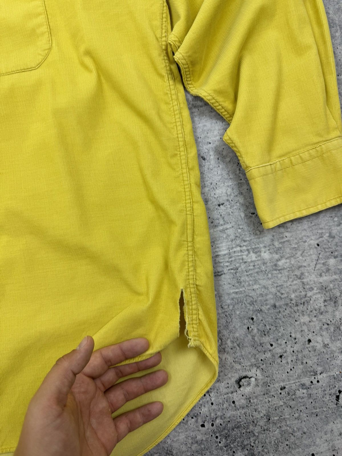 Burberry Vintage Thomas Burberry Logo Casual Yellow Button Up Shirt L Size US L / EU 52-54 / 3 - 9 Thumbnail