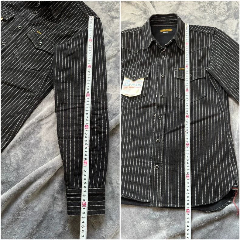 Iron Heart Iron Heart Heavy 12oz black discharge Wabash retro western Size US M / EU 48-50 / 2 - 8 Thumbnail