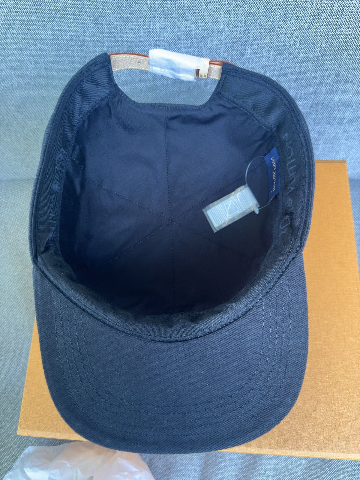 Louis Vuitton Louis Vuitton x Virgil Crystal script hat | Grailed