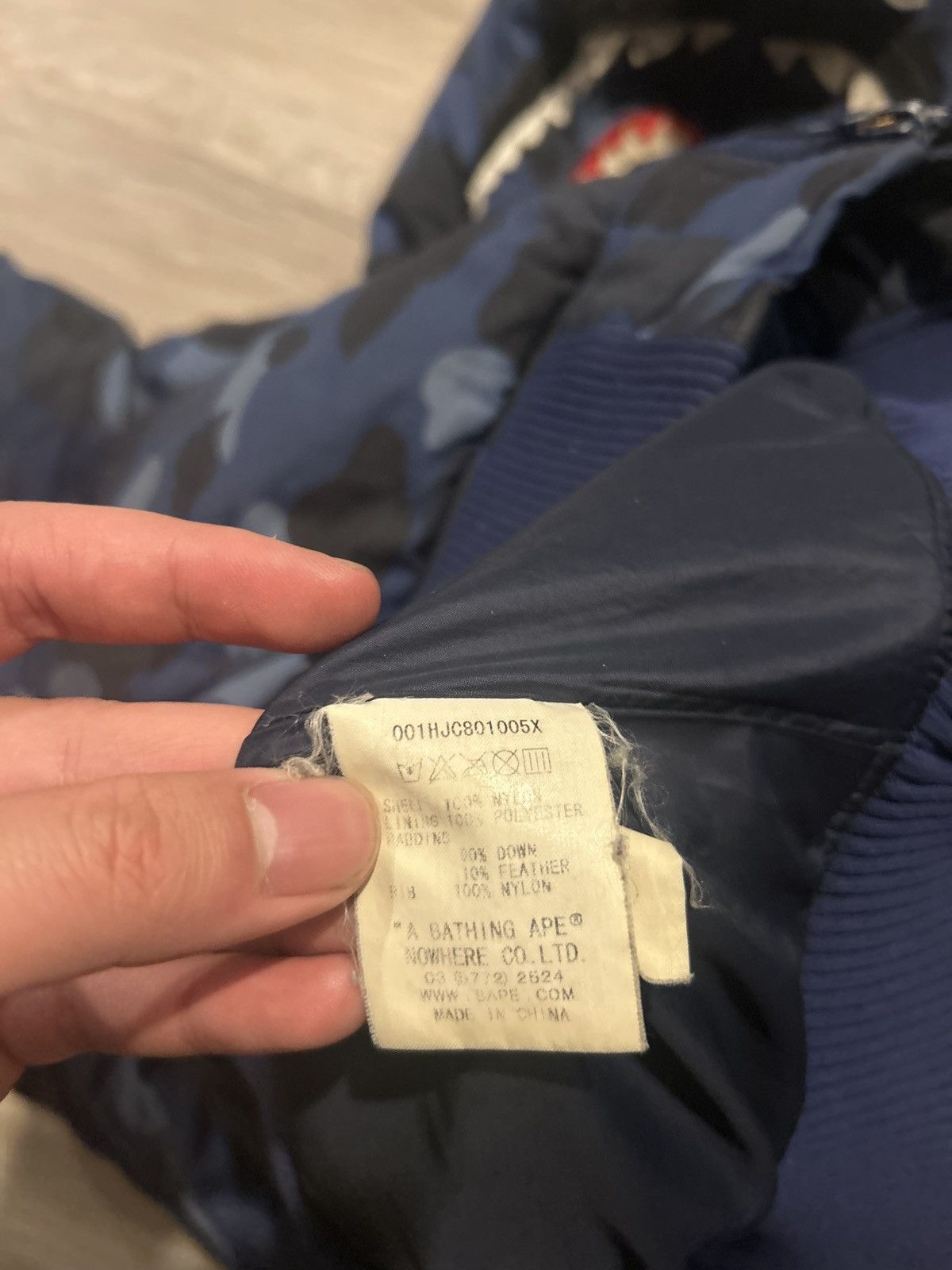 Bape Color Camo Shark Hoodie Down Jacket Size US L / EU 52-54 / 3 - 4 Thumbnail