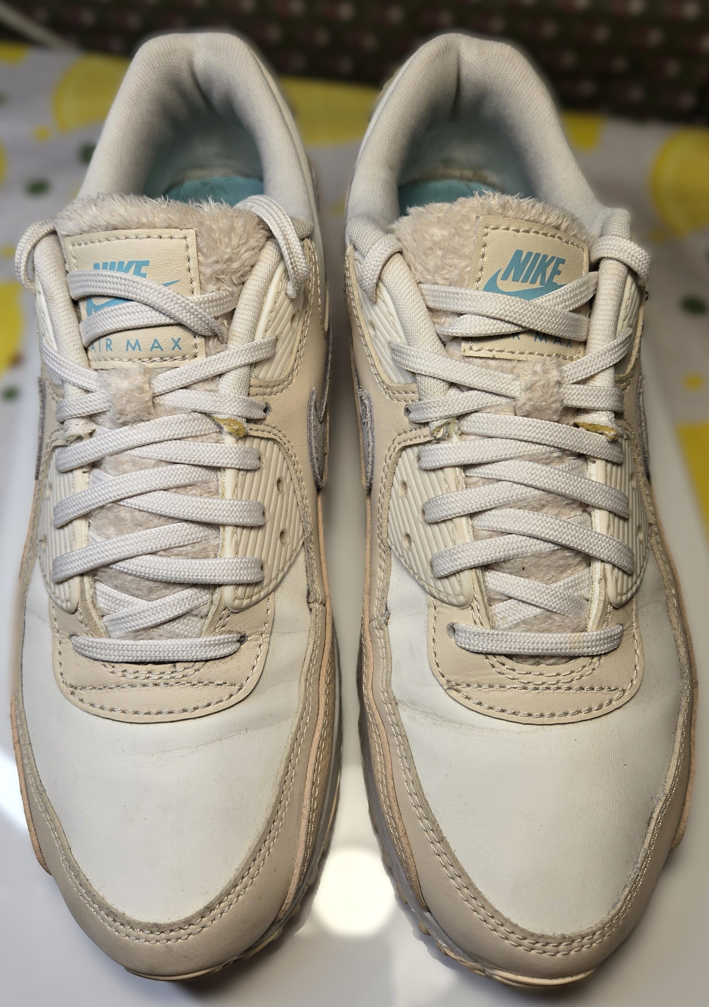 Nike Wmns Air Max 90 Premium 'Particle Beige' Size US 8 / IT 38 - 2 Thumbnail