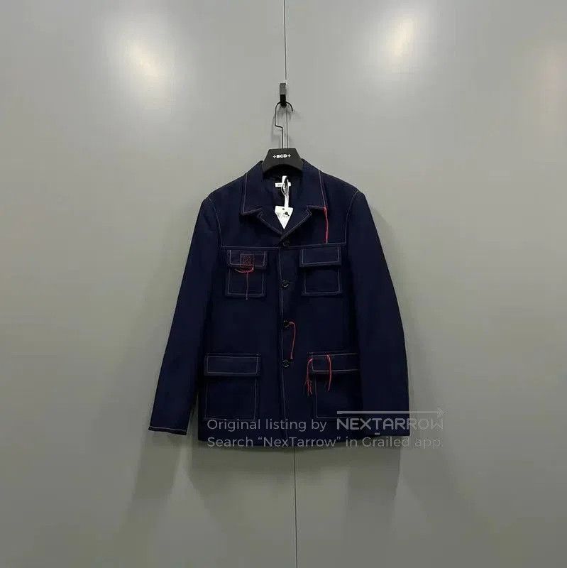 Marni Marni Navy Blue Cotton Long Sleeve Jacket . Size US M / EU 48-50 / 2 - 1 Thumbnail