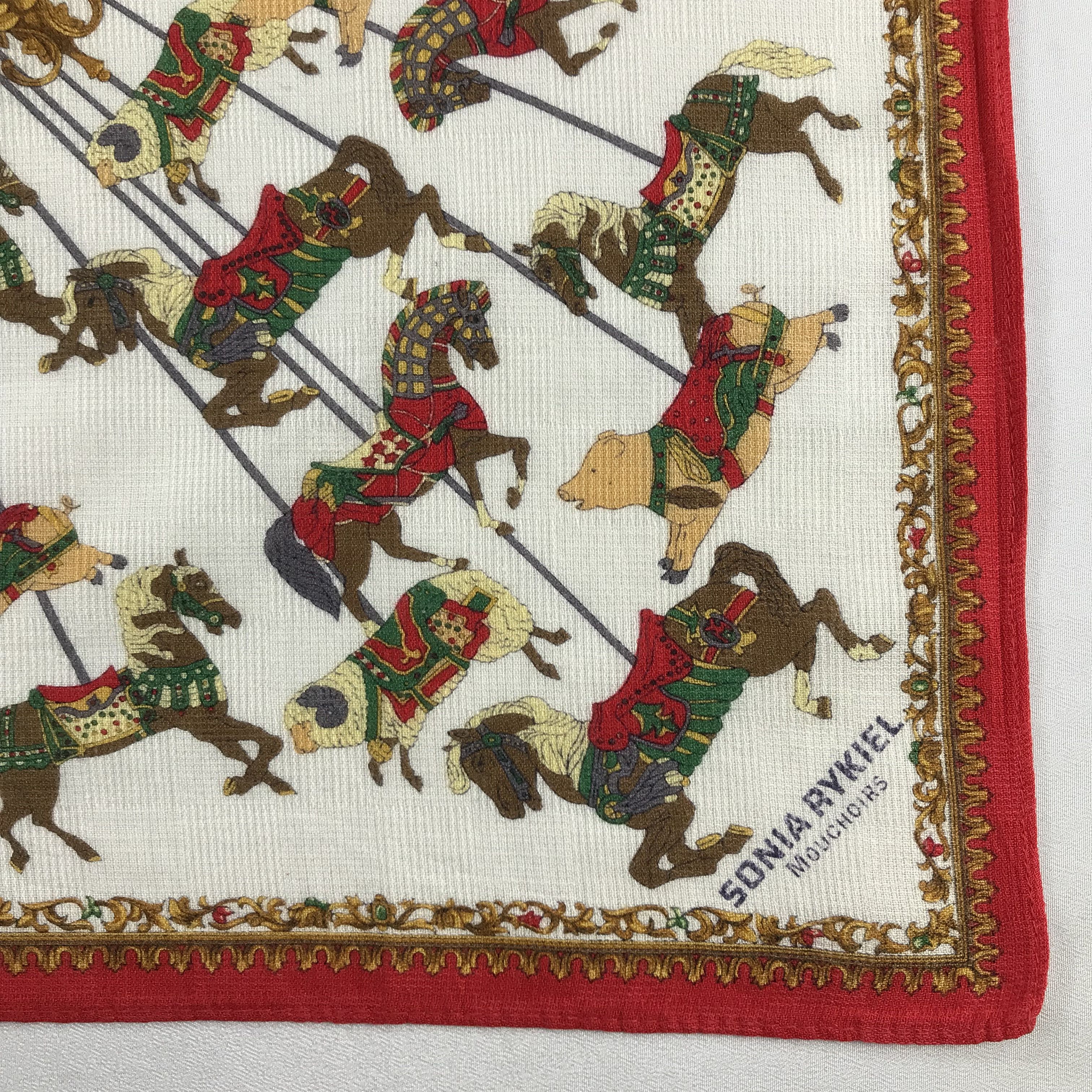 Sonia Rykiel Sonia Rykiel Handkerchief / Bandana / Neckerchief C694 Size ONE SIZE - 5 Thumbnail