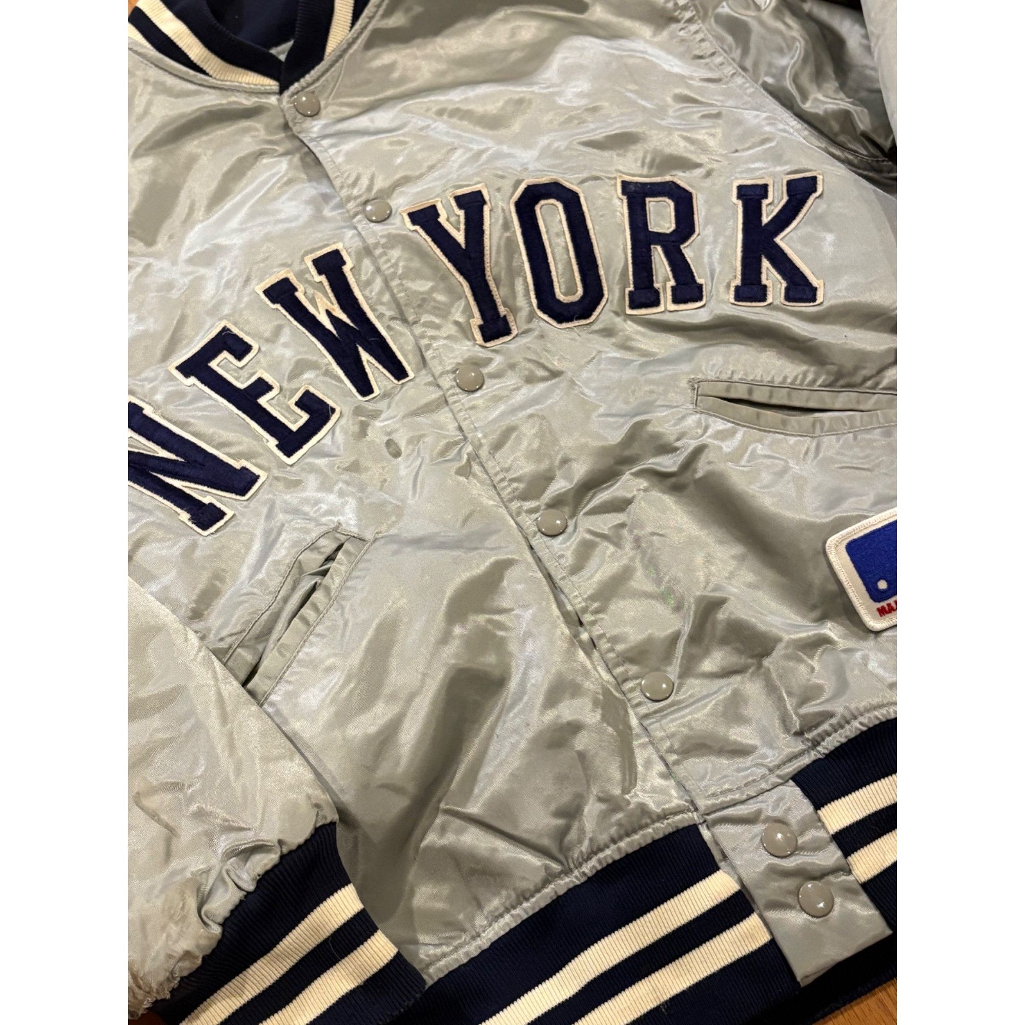 Other Vintage 1980's Felco New York Yankees Gray Satin Jacket Men' Size US M / EU 48-50 / 2 - 9 Thumbnail