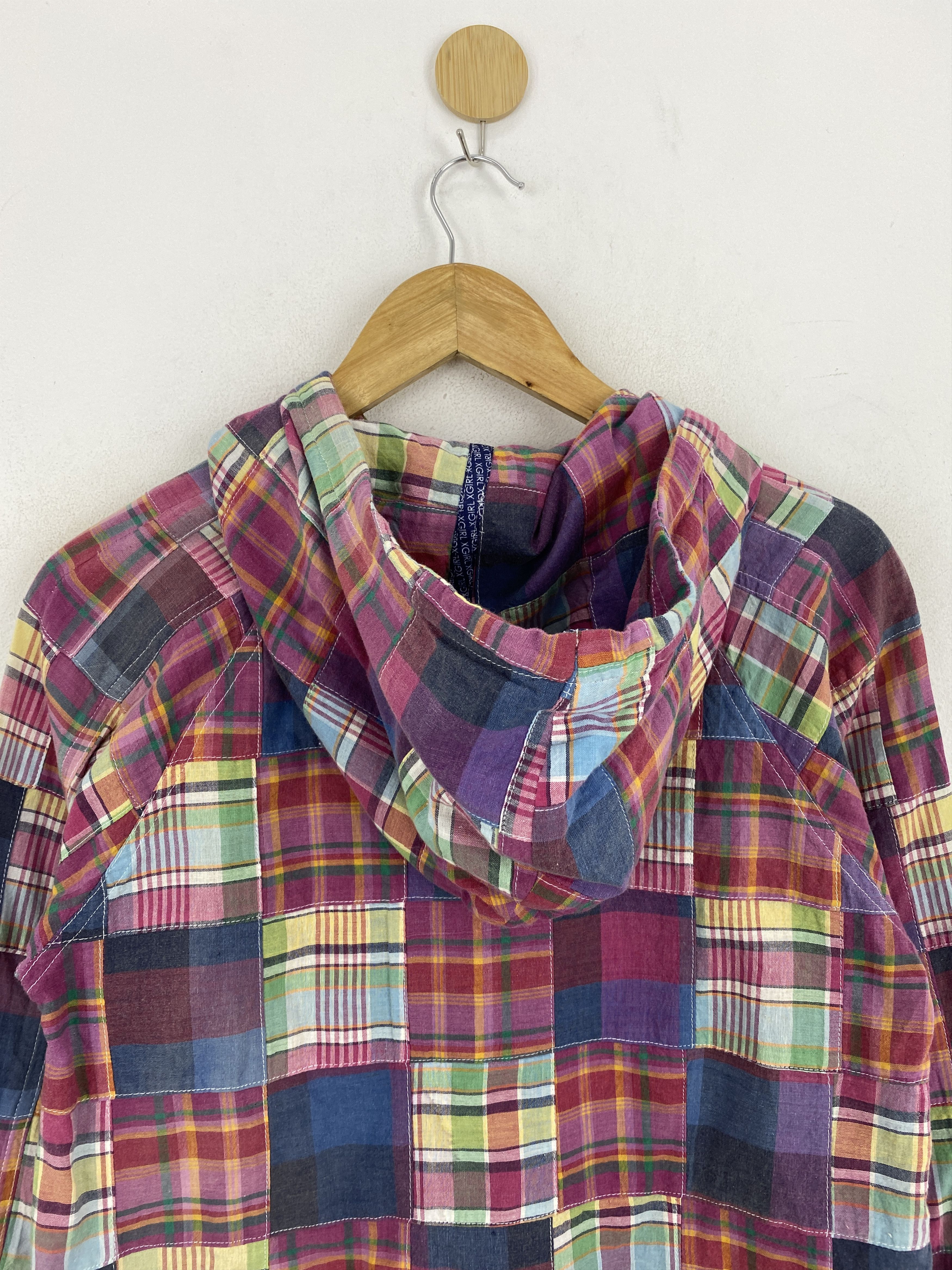 Vintage Vintage Japanese Brand X-Girl Patchwork Jacket J1889 Size US S / EU 44-46 / 1 - 4 Thumbnail
