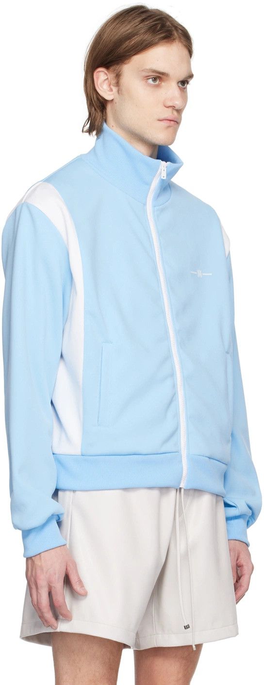 Amiri o1y0525 Logo Turtleneck Sweatshirt in Sky Blue Size US M / EU 48-50 / 2 - 2 Thumbnail