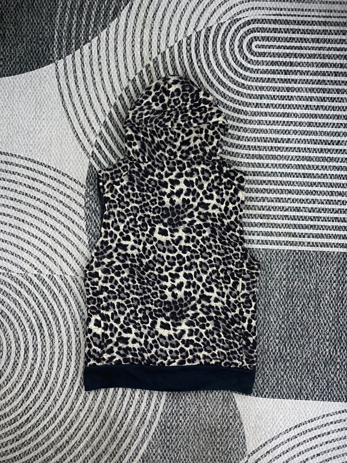 semanticdesign Vtg Semantic Design Leopard Sleeveless Hoodie Vest Jacket Size US M / EU 48-50 / 2 - 2 Thumbnail