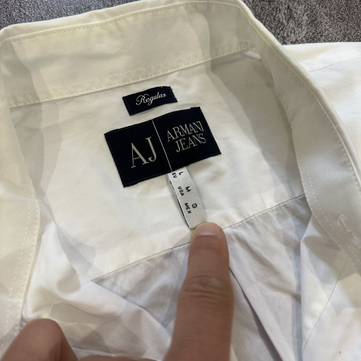 Armani Armani Jeans Short Sleeve Shirt Size M-L Size US M / EU 48-50 / 2 - 7 Thumbnail