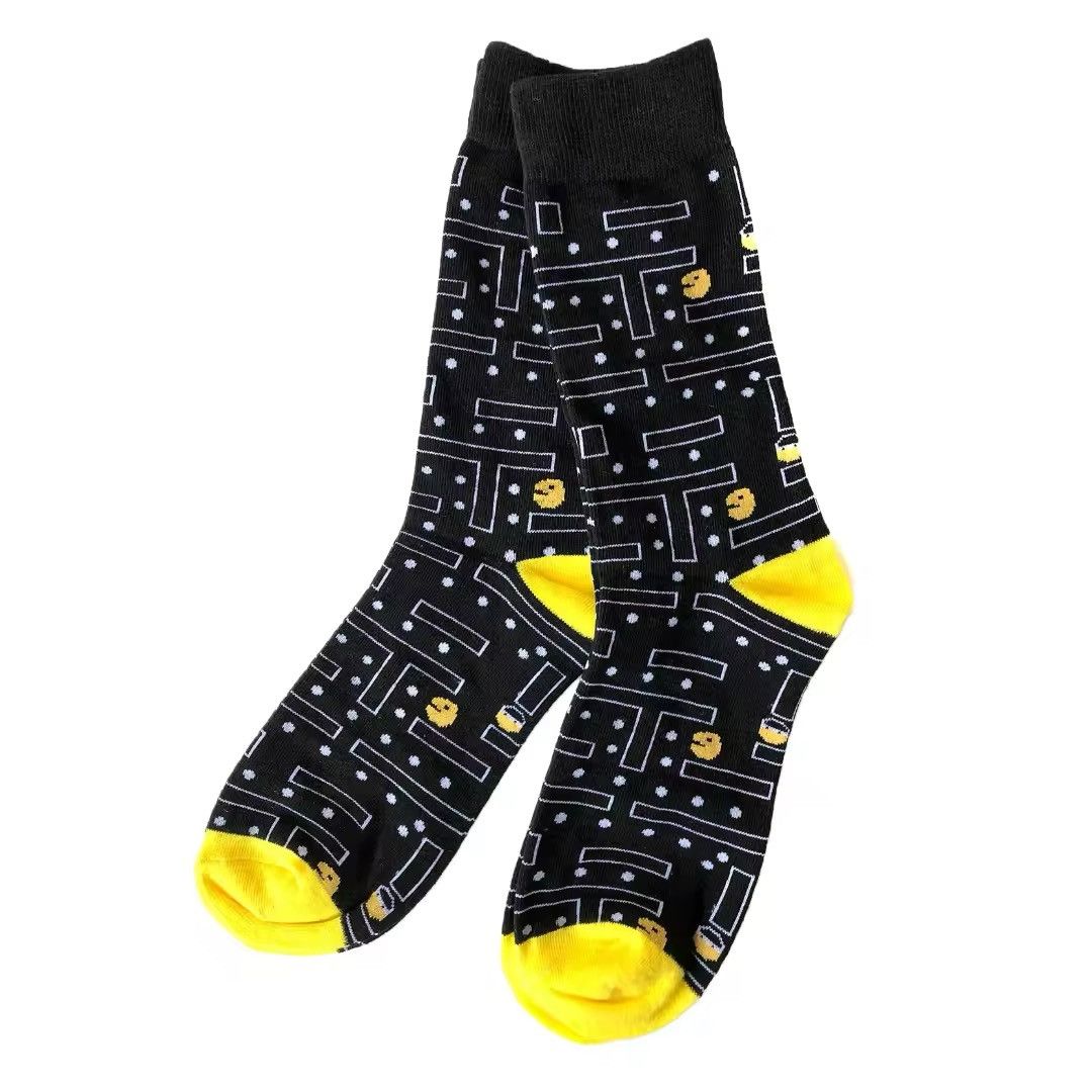 Vintage Unisex Old School Game Sock ( 1 pair ) Size 36 - 6 Thumbnail